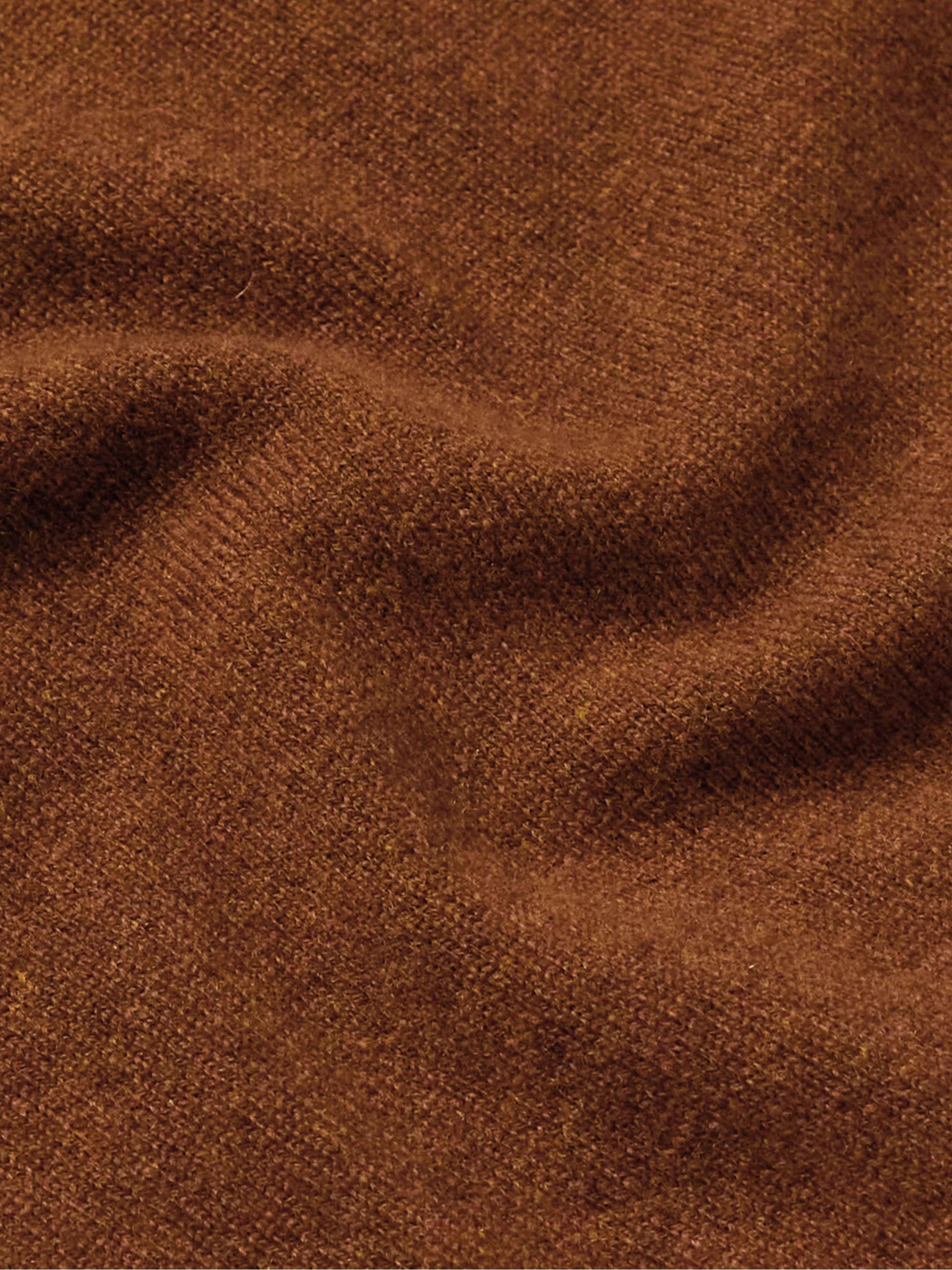 PURDEY Wool and Cashmere-Blend Polo Shirt