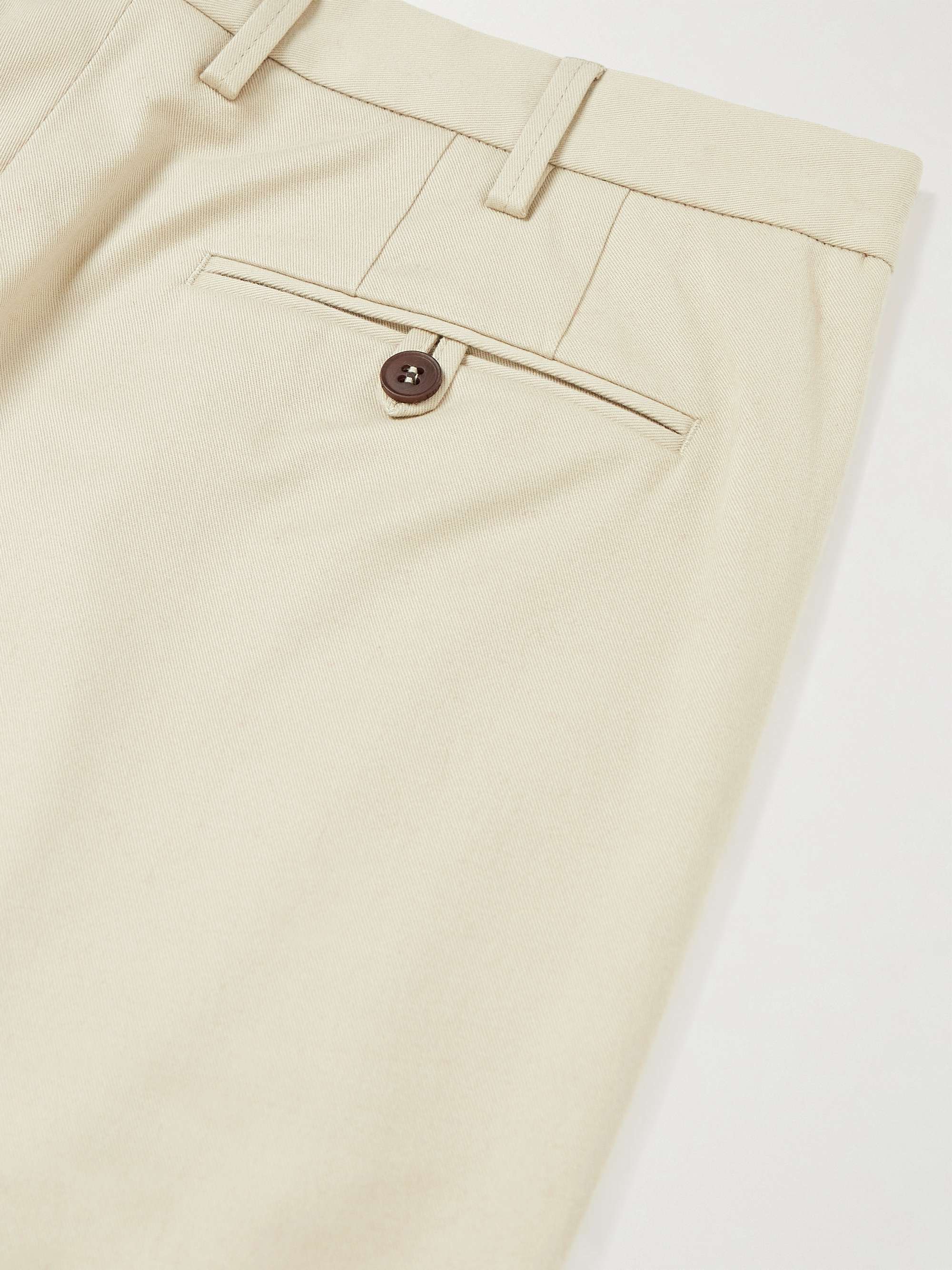 PURDEY Straight-Leg Stretch-Cotton Twill Chinos