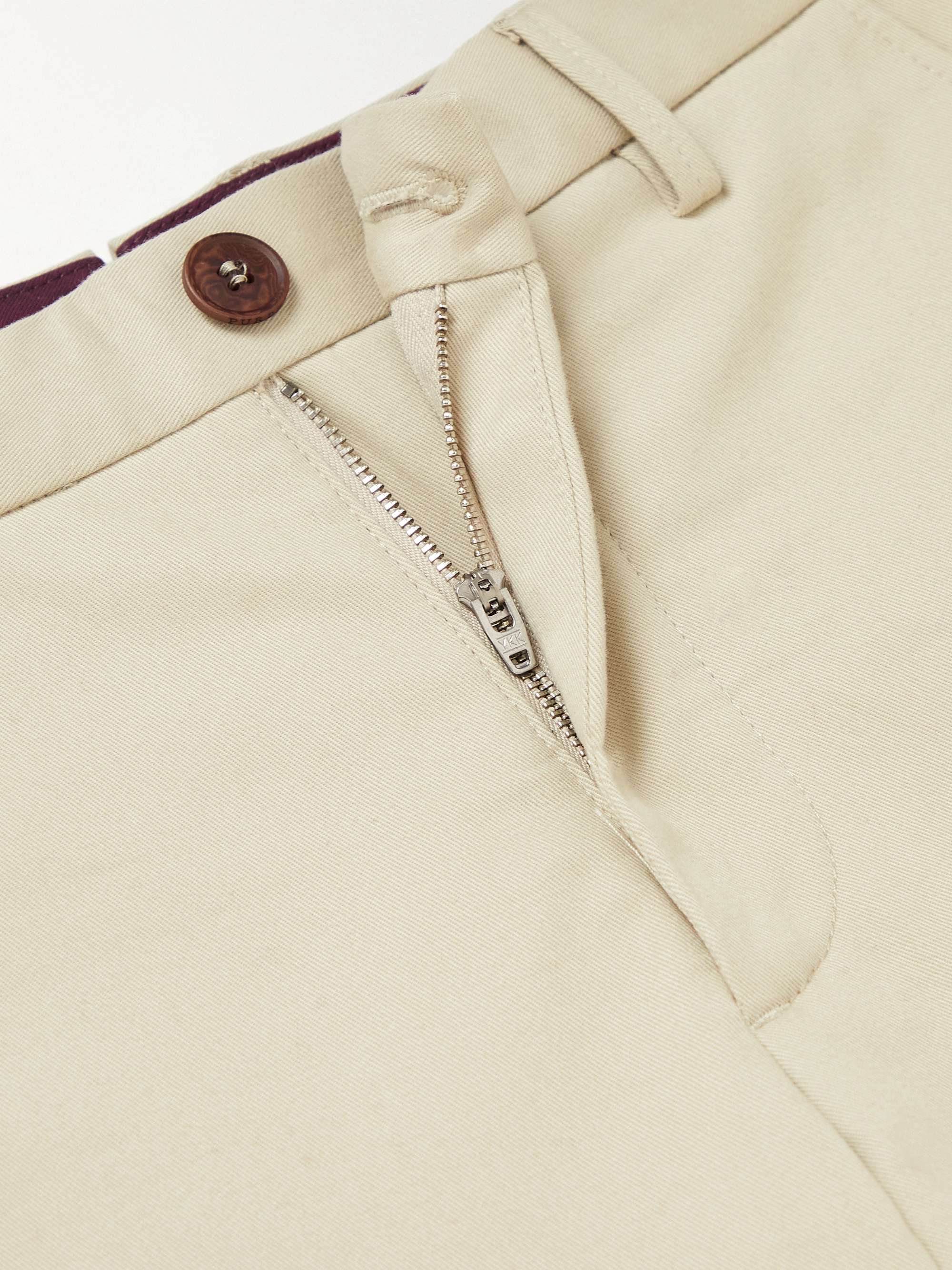 PURDEY Straight-Leg Stretch-Cotton Twill Chinos