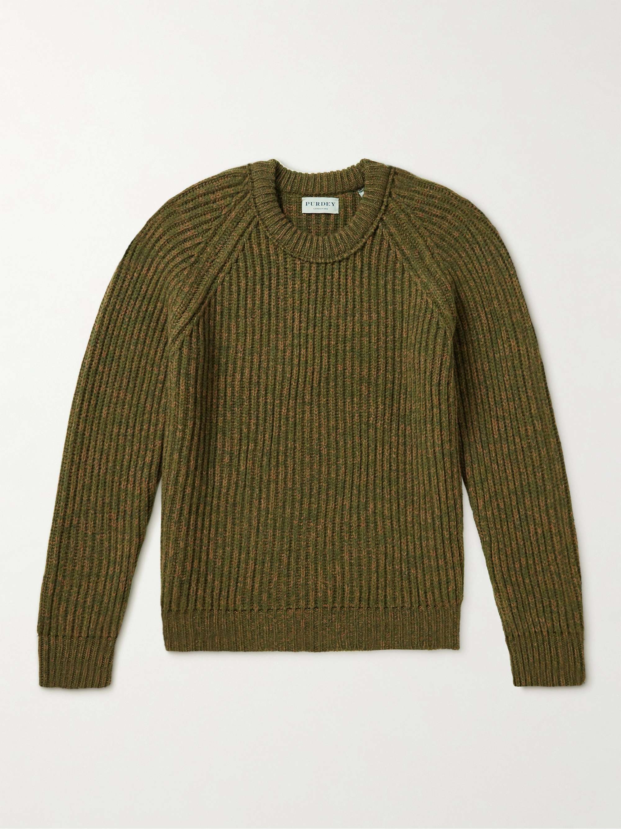 PURDEY Comfort Ribbed Wool Sweater