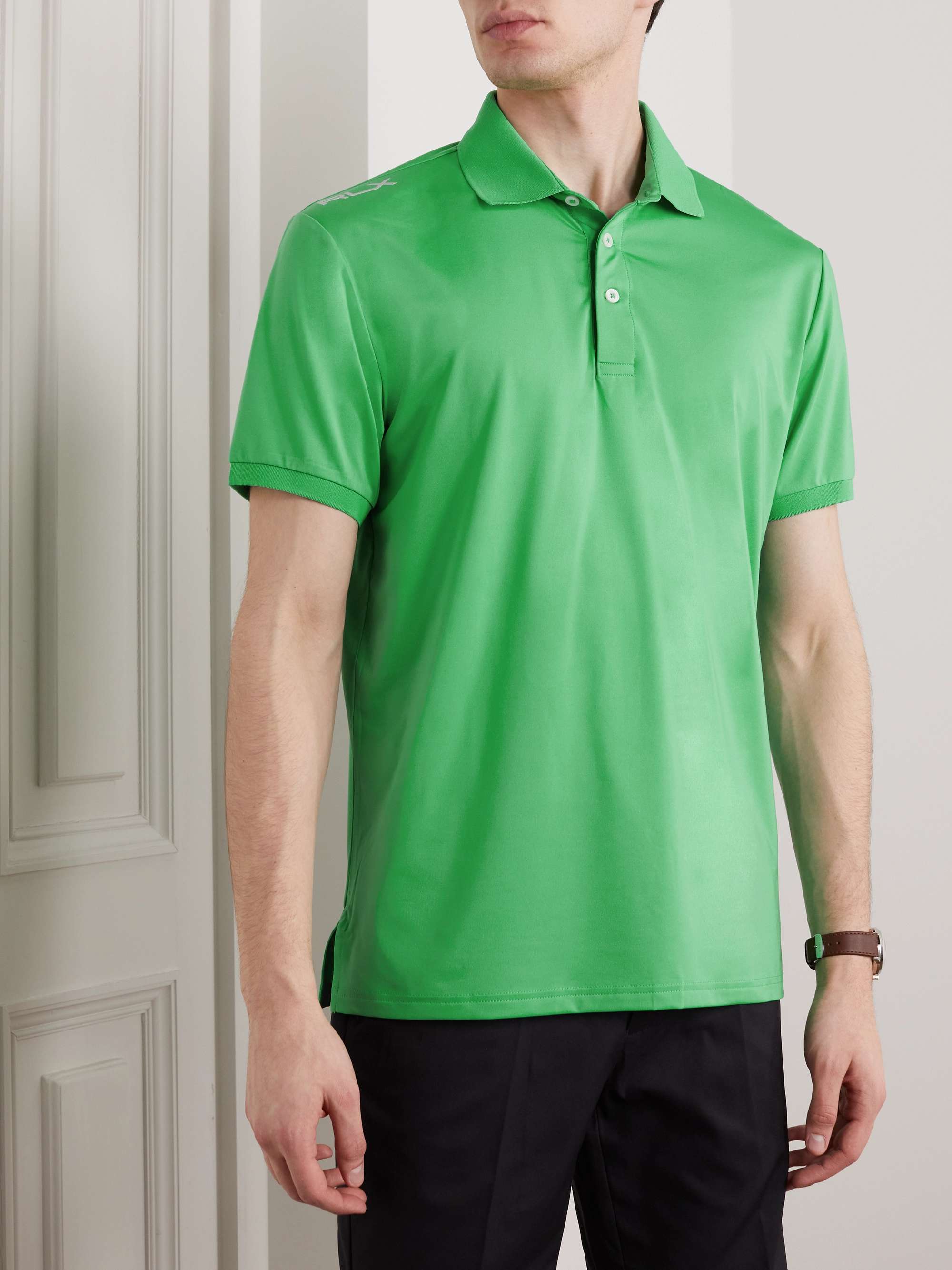 RLX RALPH LAUREN Stretch RecycledJersey Golf Polo Shirt for Men MR