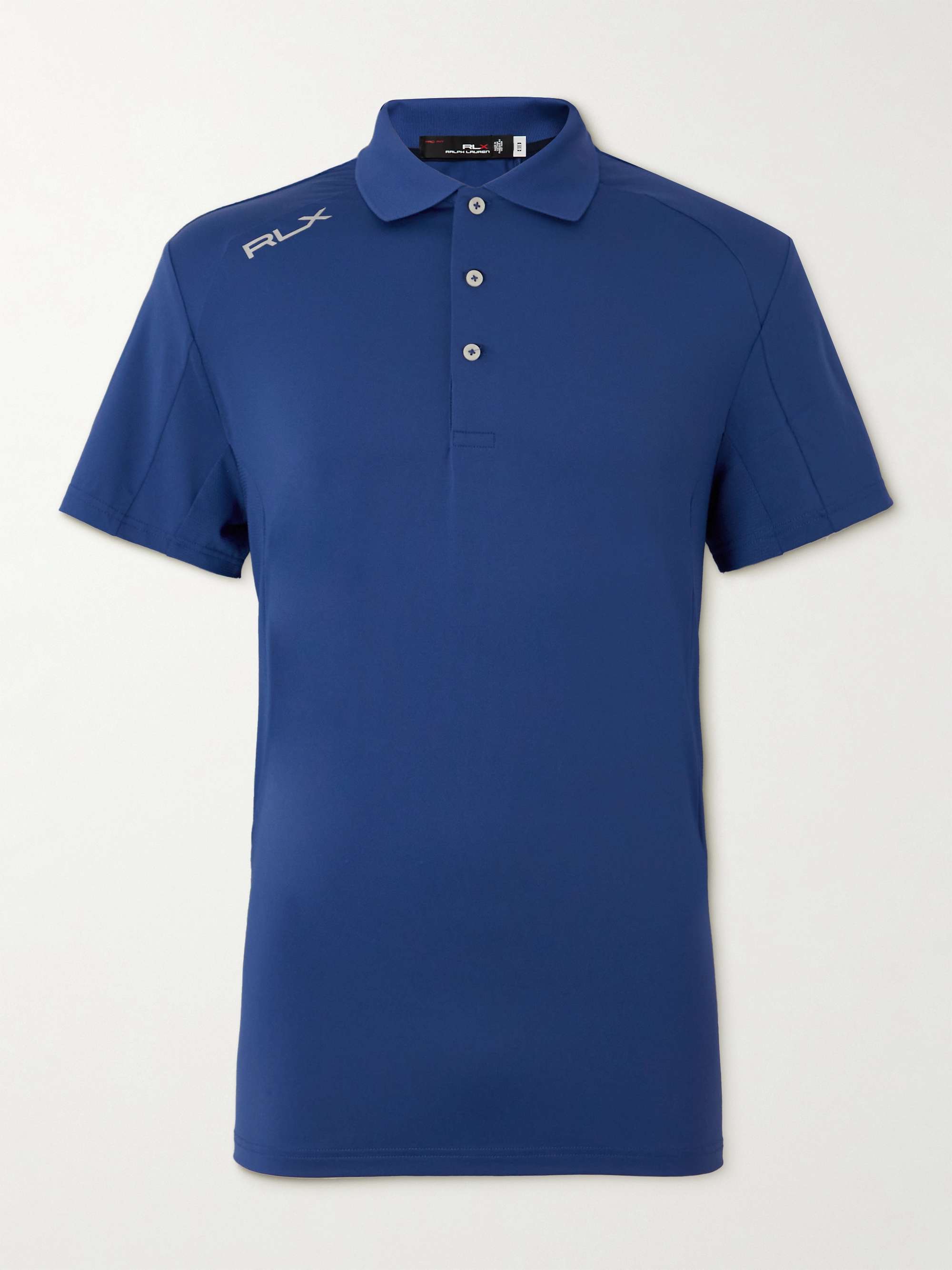 RLX RALPH LAUREN Logo-Print Stretch-Jersey Polo Shirt