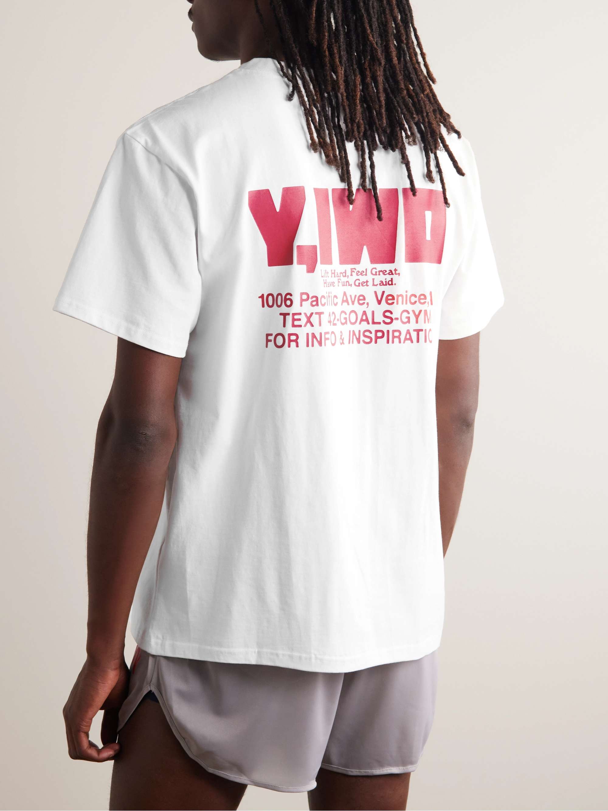 Y,IWO Big Three Printed Cotton-Jersey T-Shirt