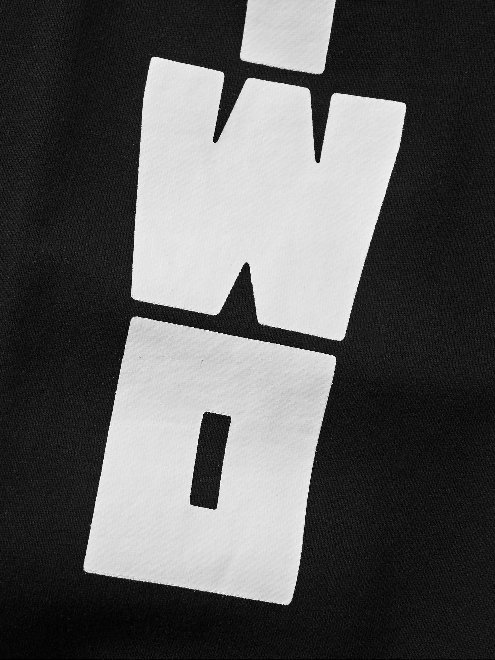 Y,IWO Tapered Logo-Print Cotton-Jersey Sweatpants