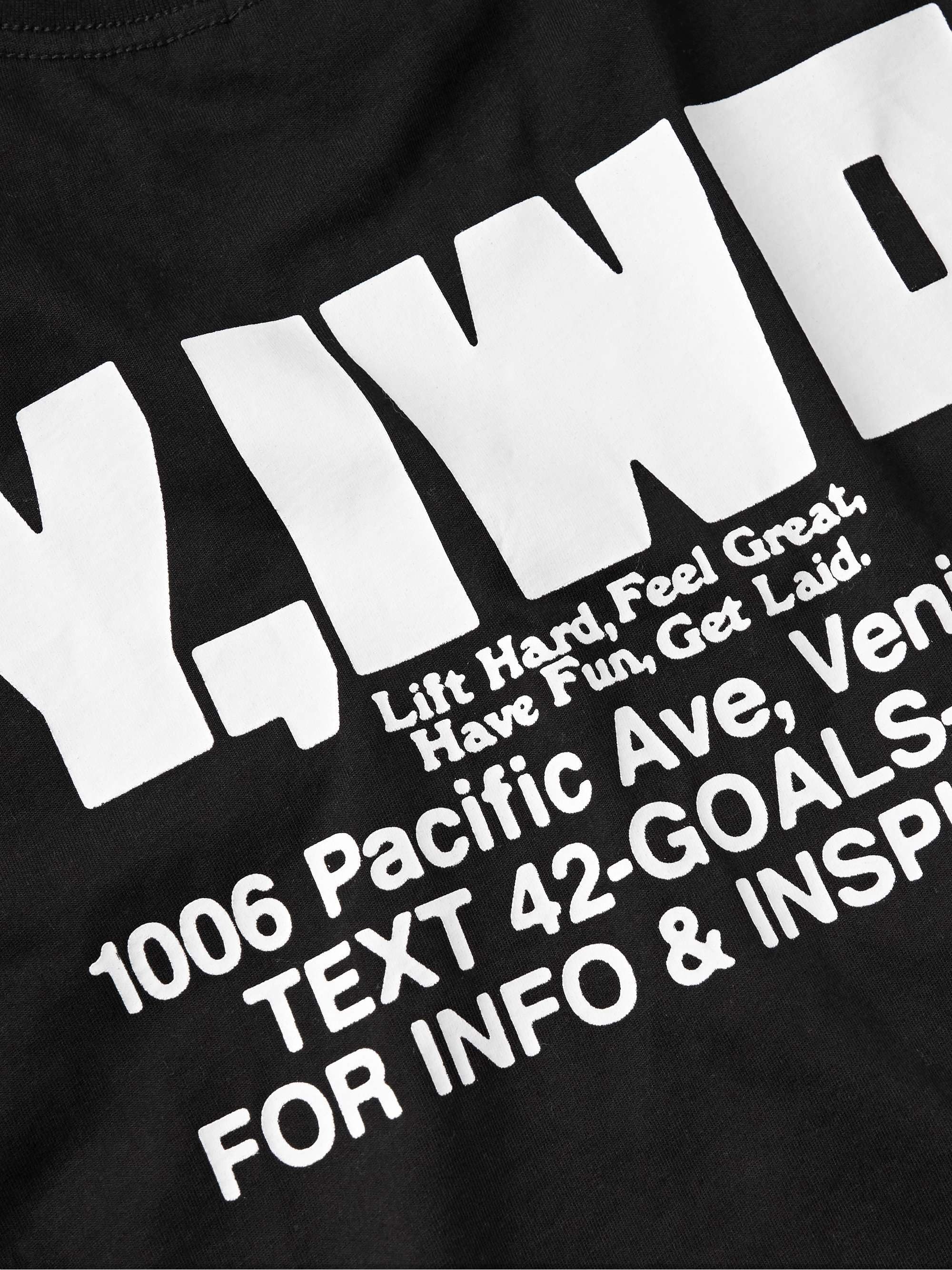 Y,IWO Cropped Logo-Print Cotton-Jersey T-Shirt