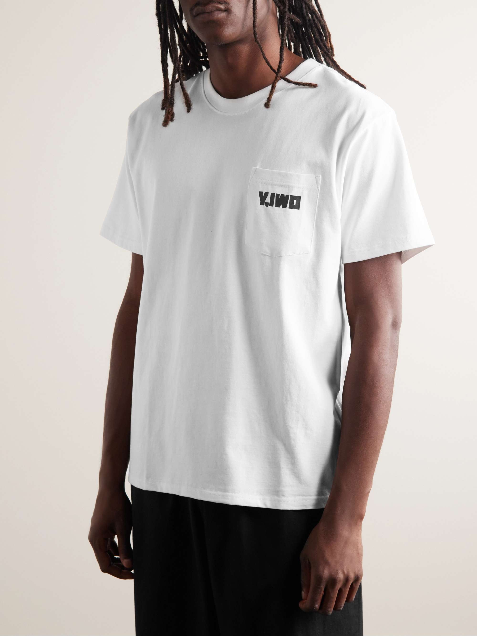 Y,IWO Logo-Print Cotton-Jersey T-Shirt