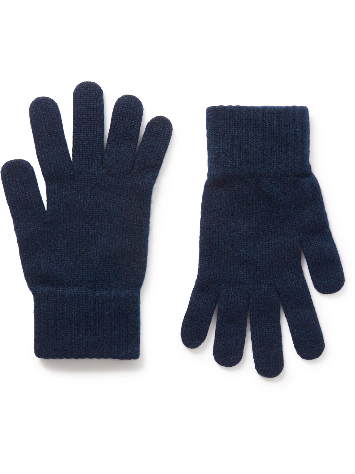 Anderson & Sheppard Cashmere Gloves In Blue