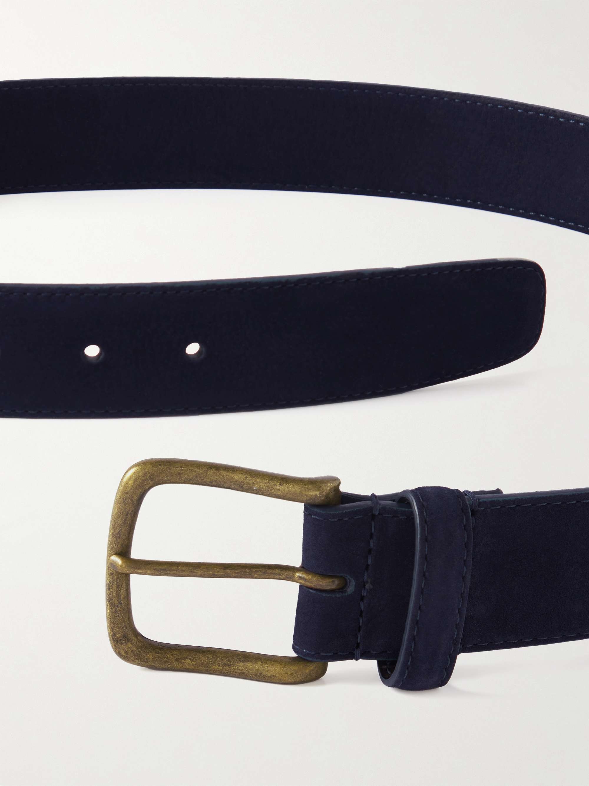 ANDERSON & SHEPPARD 3.5cm Suede Belt