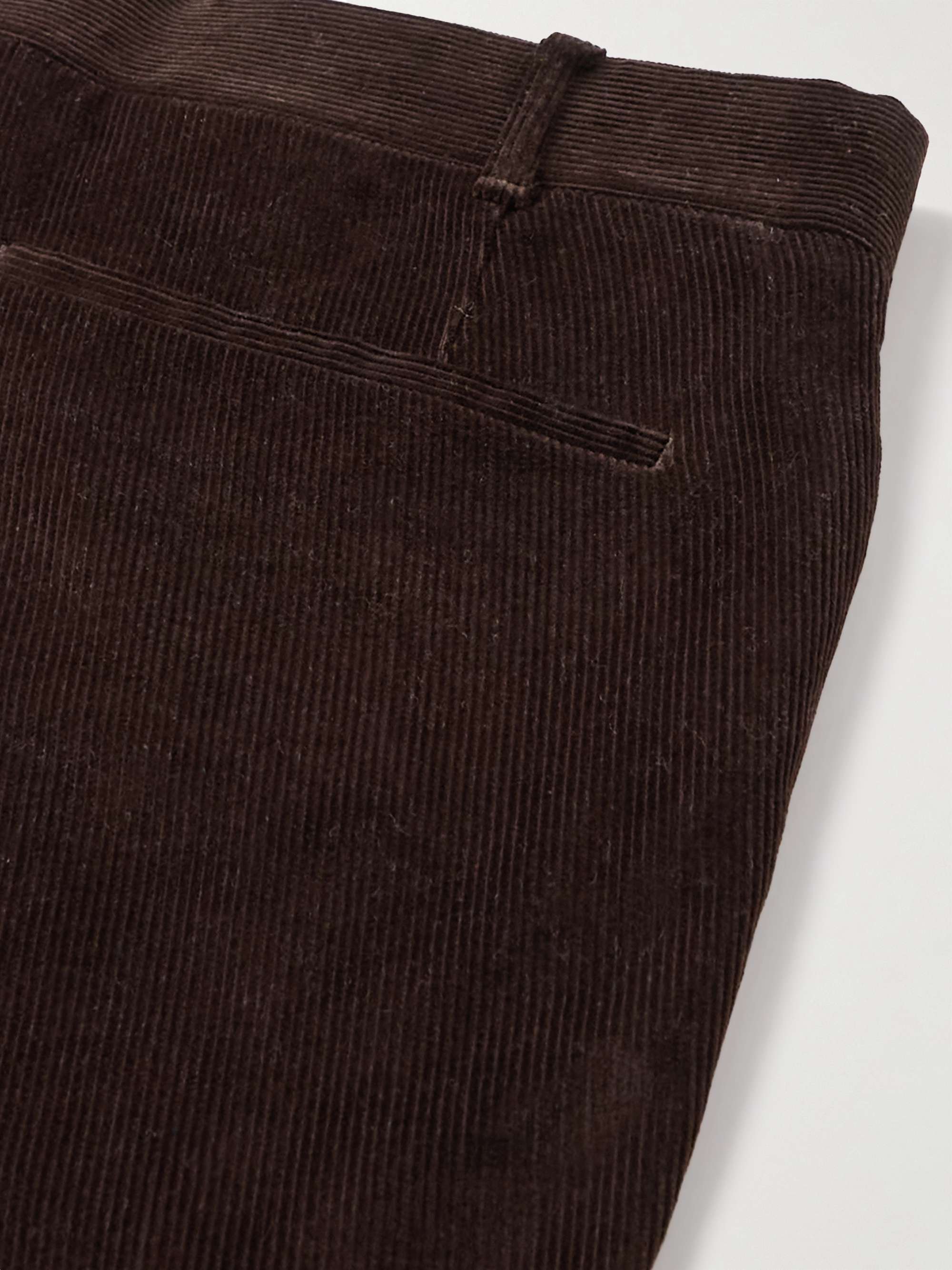 ANDERSON & SHEPPARD Slim-Fit Cotton-Corduroy Trousers