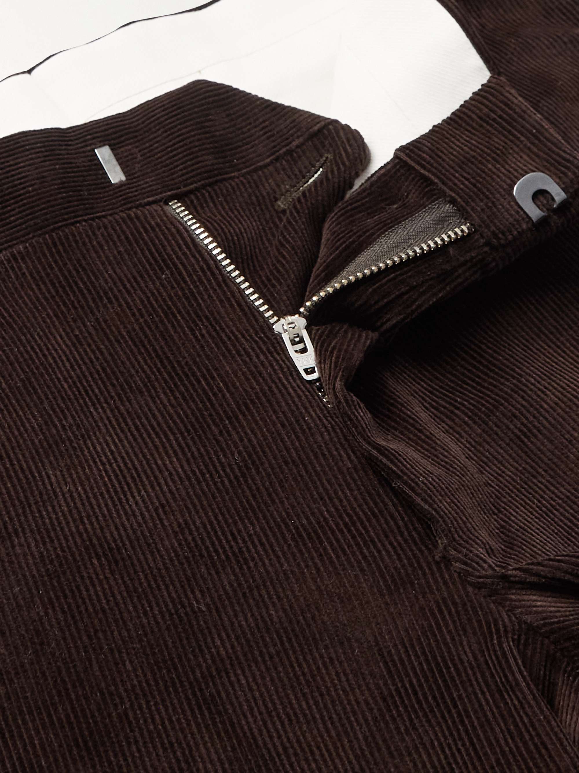 ANDERSON & SHEPPARD Slim-Fit Cotton-Corduroy Trousers