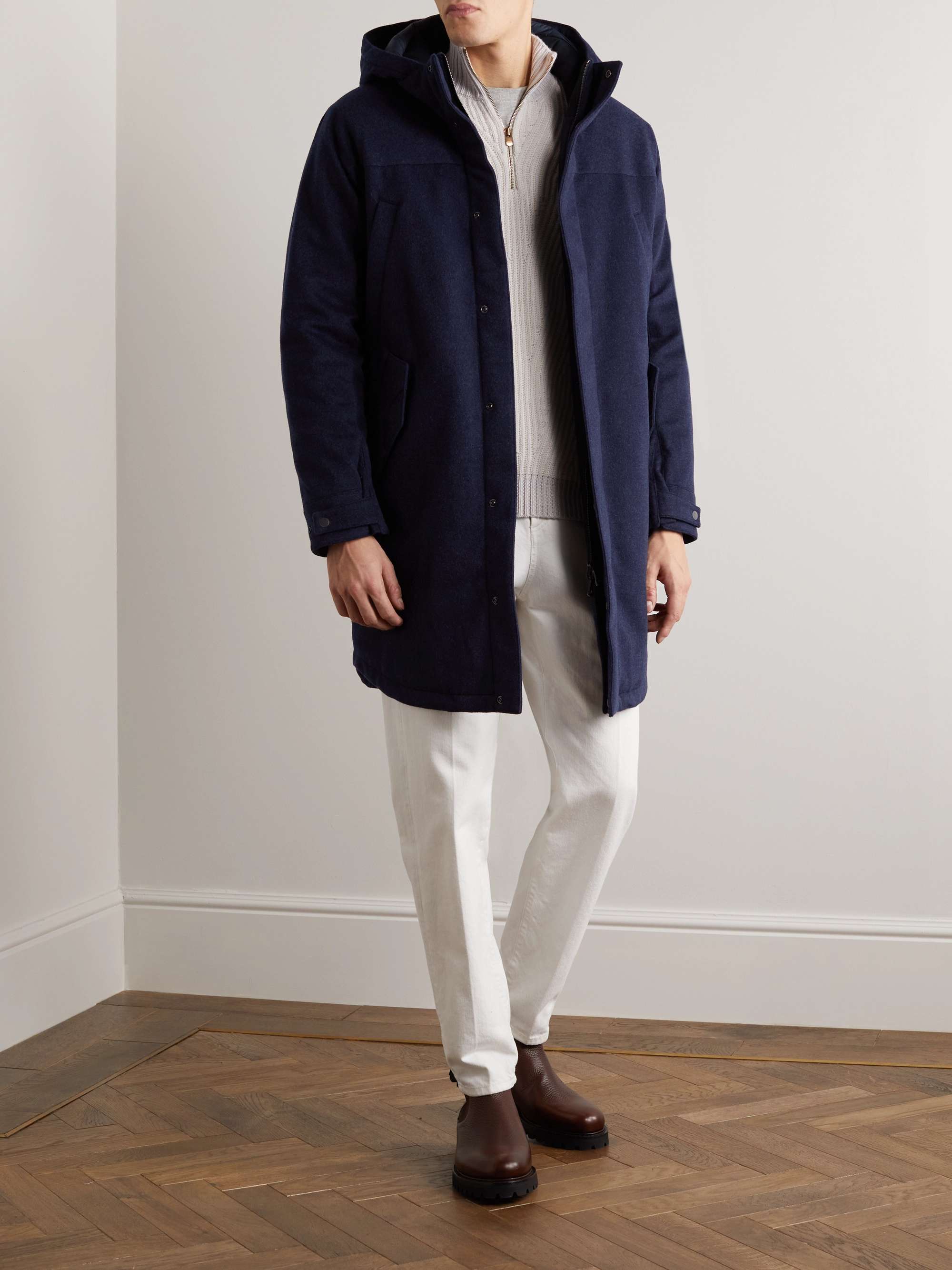 PURDEY Cashmere Hooded Parka