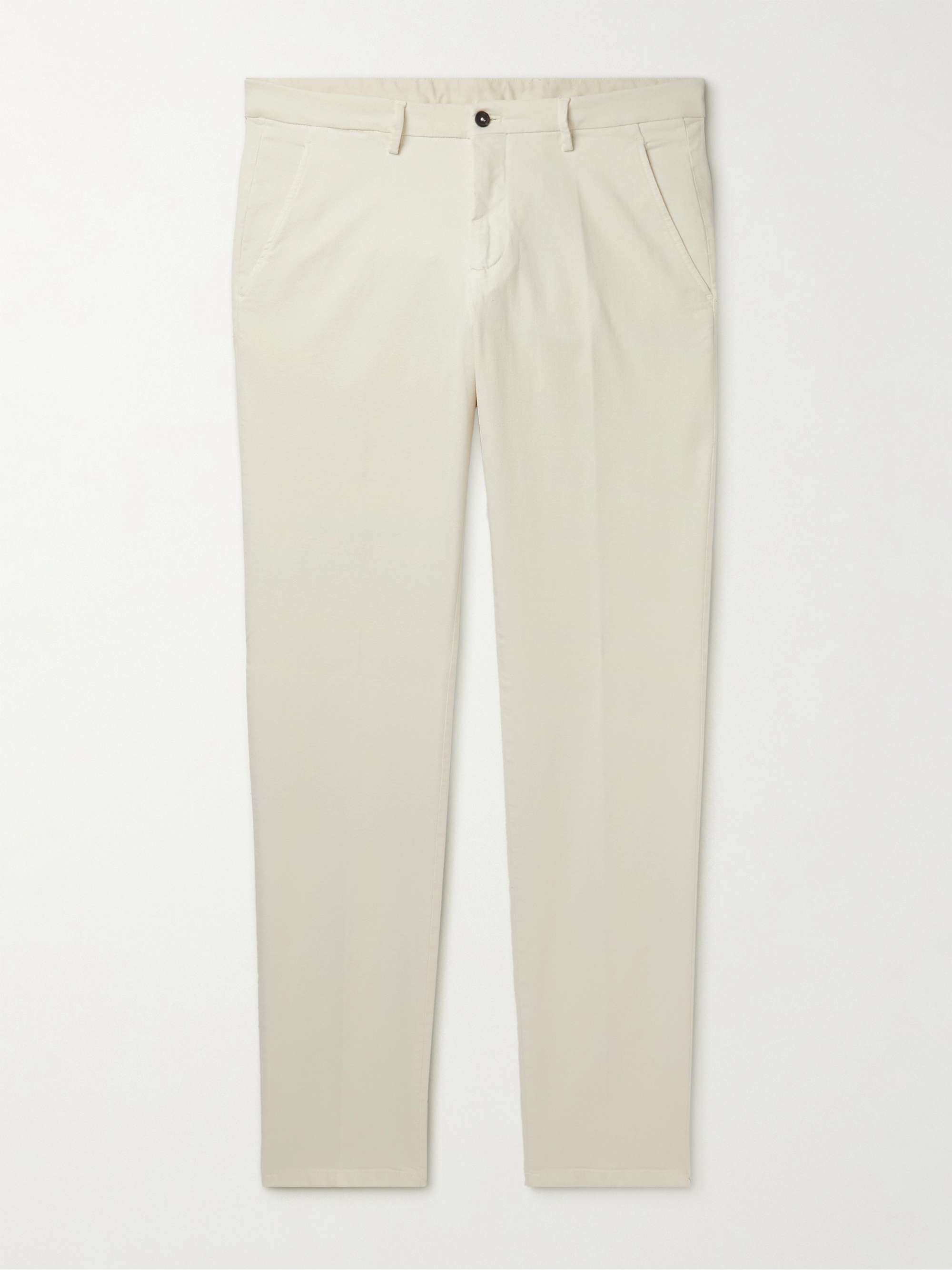 THOM SWEENEY Slim-Fit Cotton-Blend Twill Chinos for Men | MR PORTER