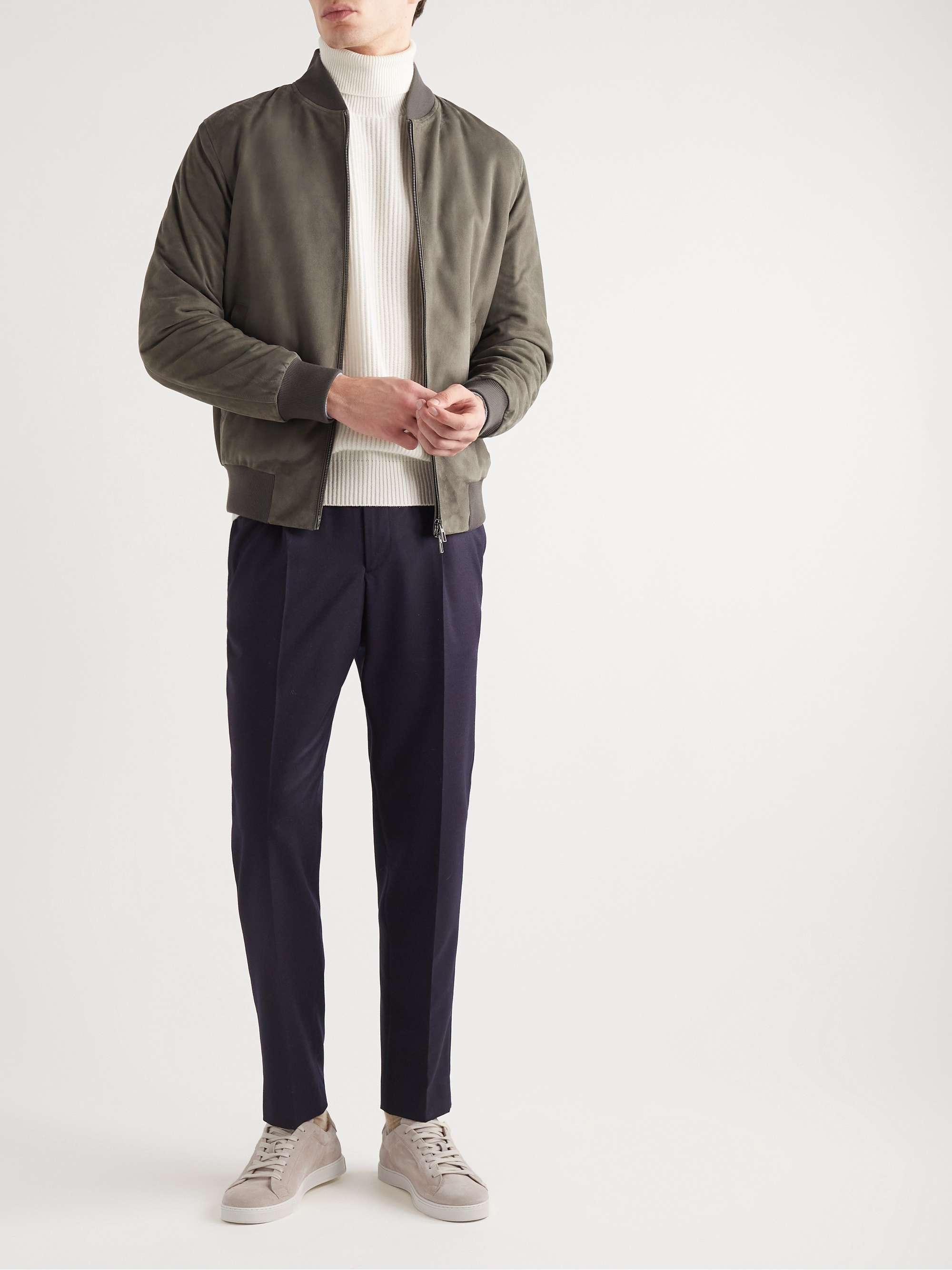 THOM SWEENEY Suede Sneakers