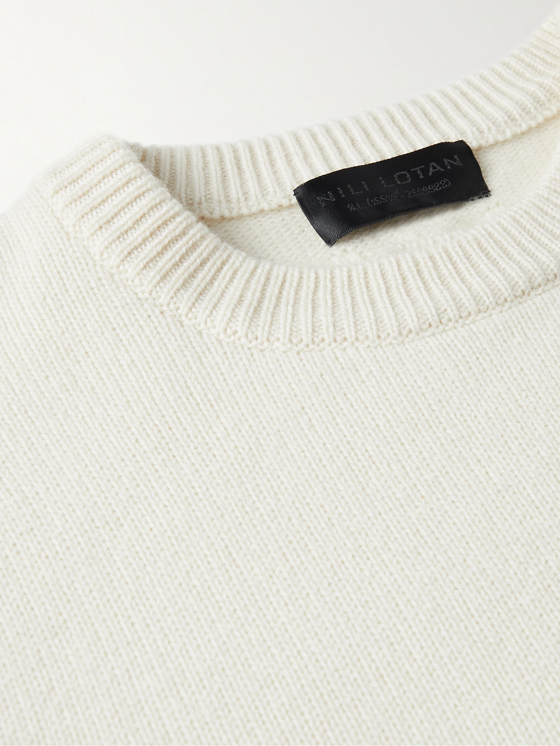 Shop Nili Lotan Luca Cashmere Sweater In Neutrals