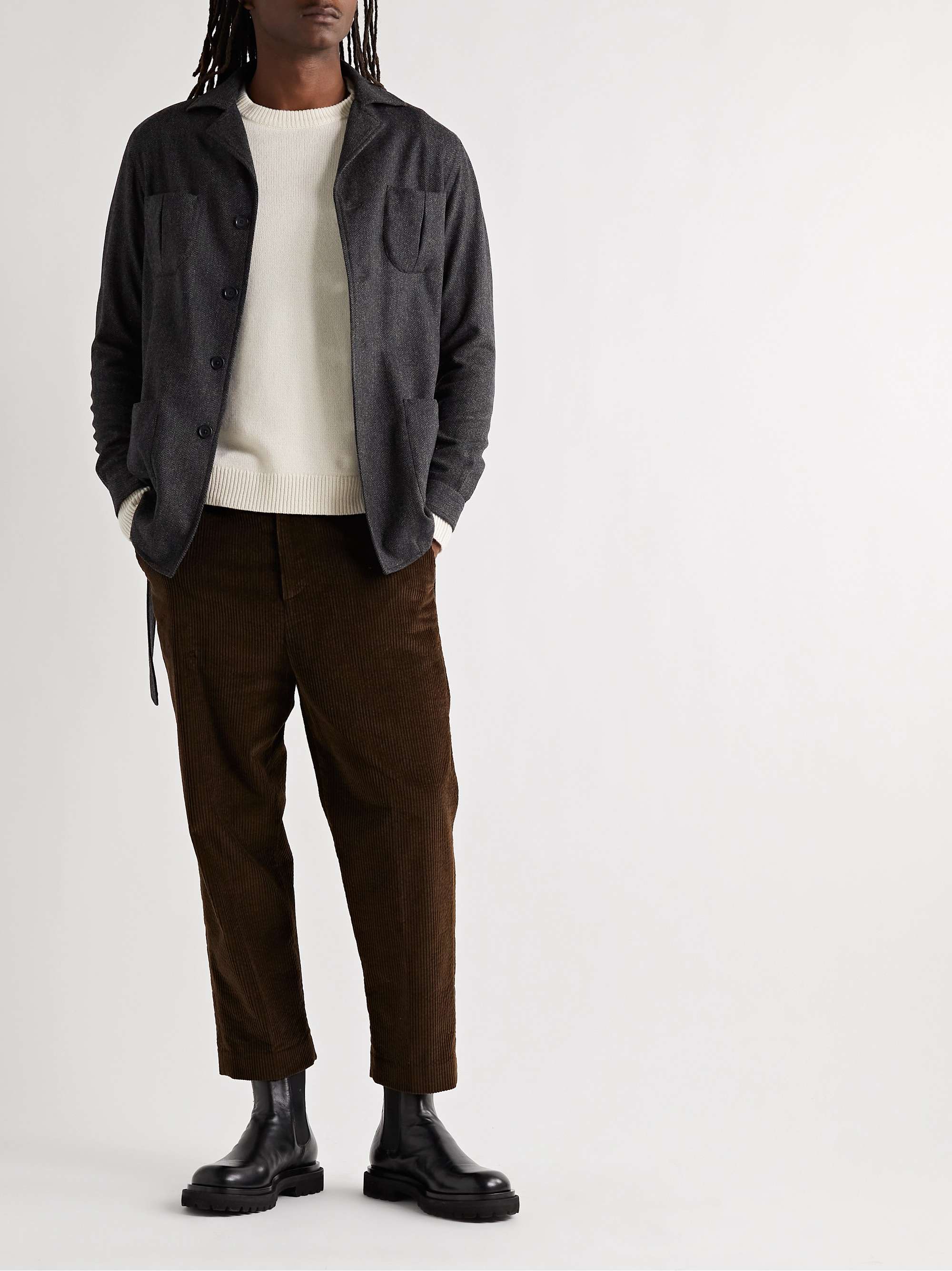 PAUL SMITH Straight-Leg Cotton-Twill Cargo Trousers for Men