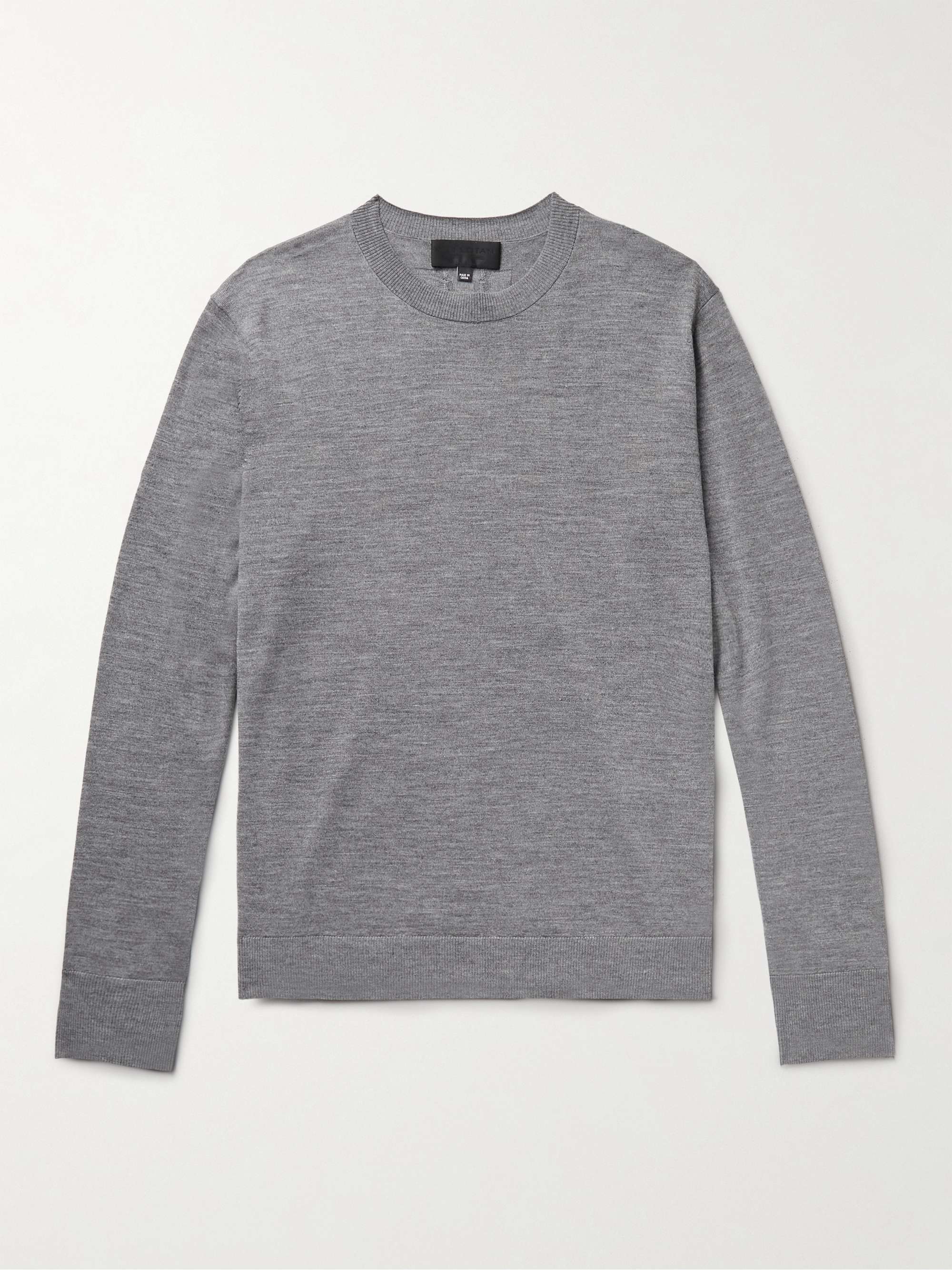 NILI LOTAN Cory Slim-Fit Wool and Silk-Blend Sweater for Men | MR PORTER