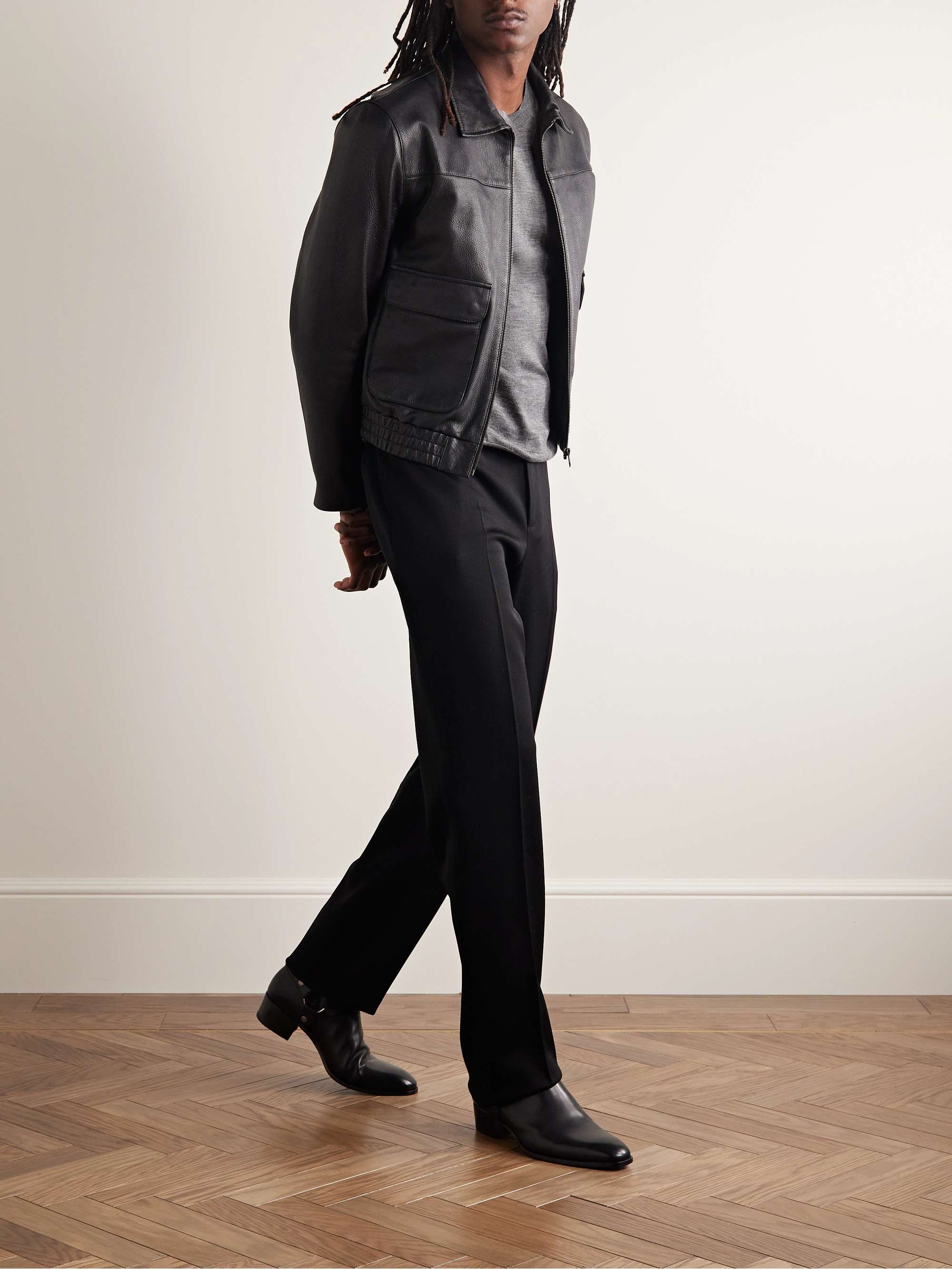 NILI LOTAN Cory Slim-Fit Wool and Silk-Blend Sweater