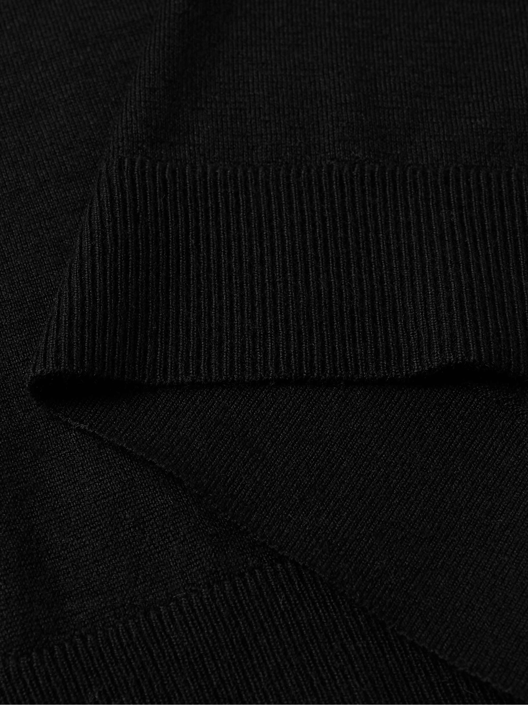 NILI LOTAN Cory Slim-Fit Wool and Silk-Blend Sweater