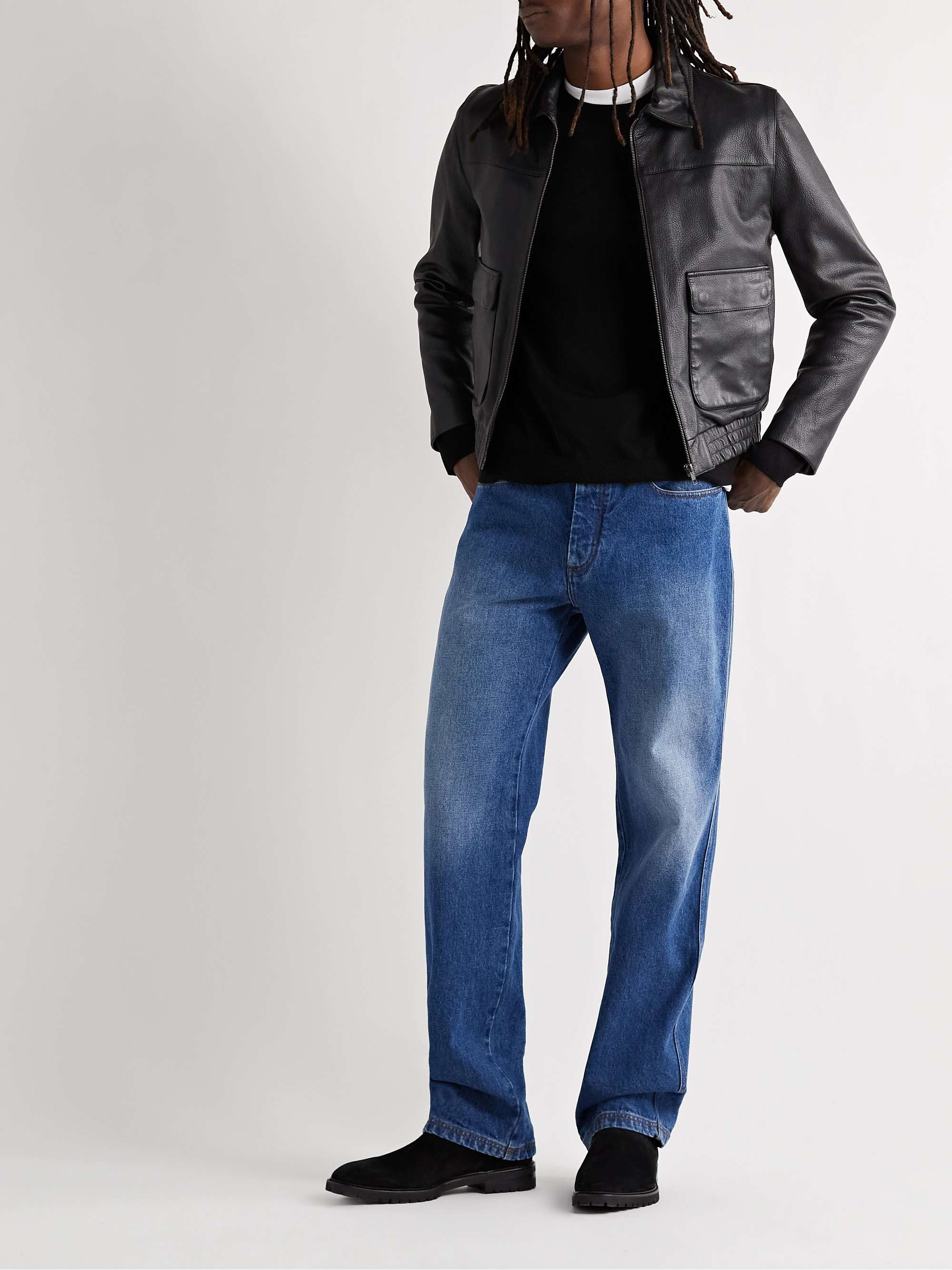 NILI LOTAN Cory Slim-Fit Wool and Silk-Blend Sweater