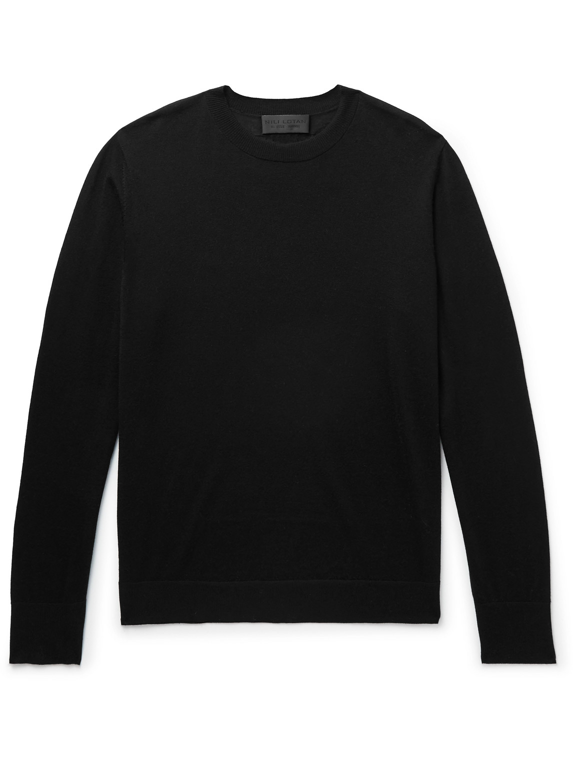 NILI LOTAN CORY SLIM-FIT WOOL AND SILK-BLEND SWEATER