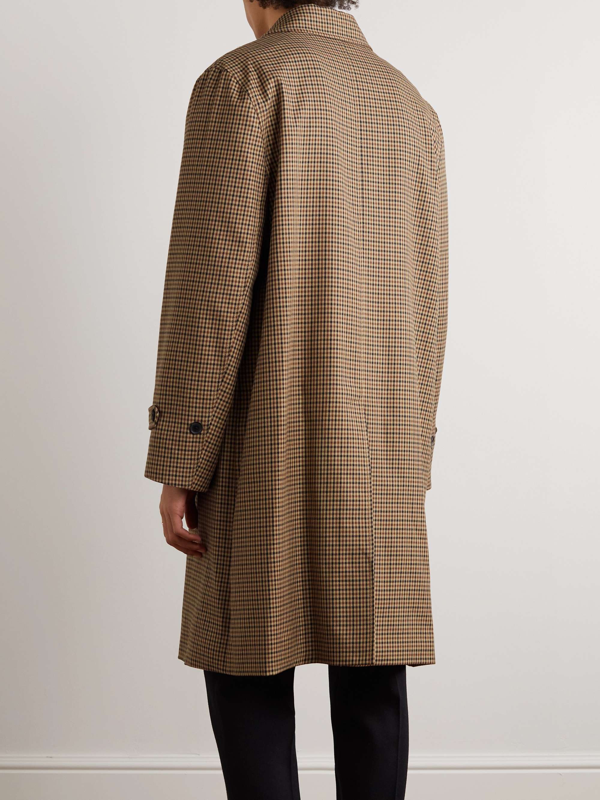 NILI LOTAN Merlin Checked Woven Coat
