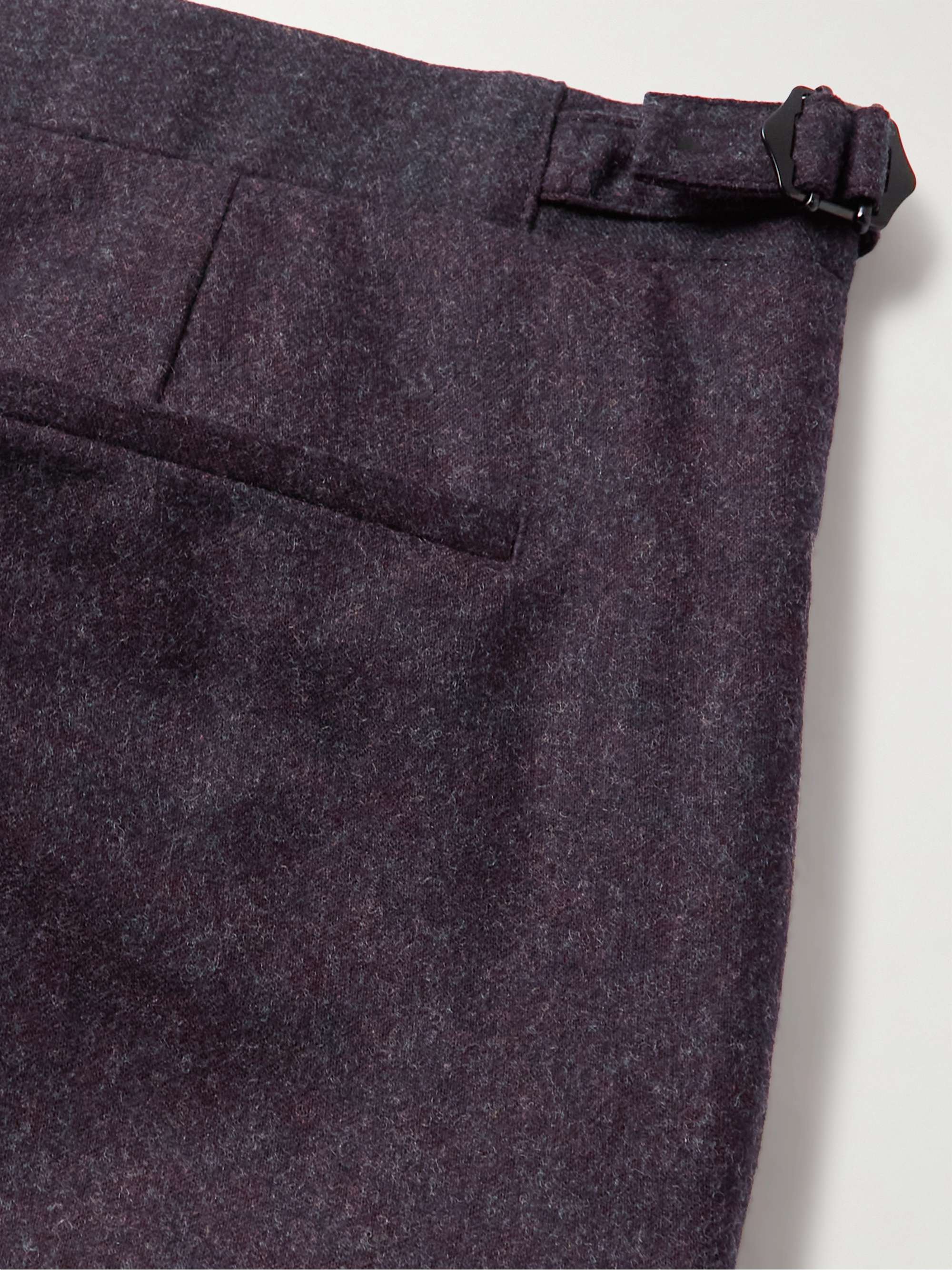 RICHARD JAMES Royal Wool-Flannel Suit Trousers