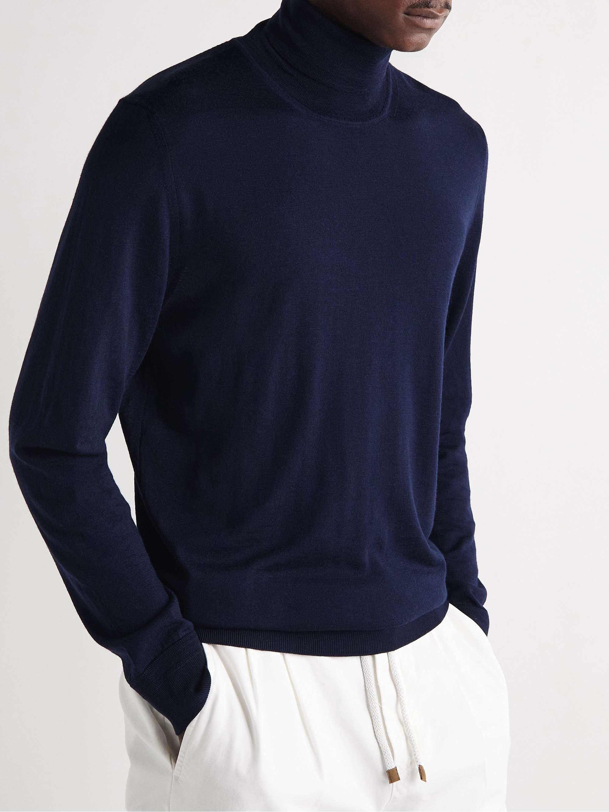 RICHARD JAMES Merino Wool Rollneck Sweater for Men | MR PORTER