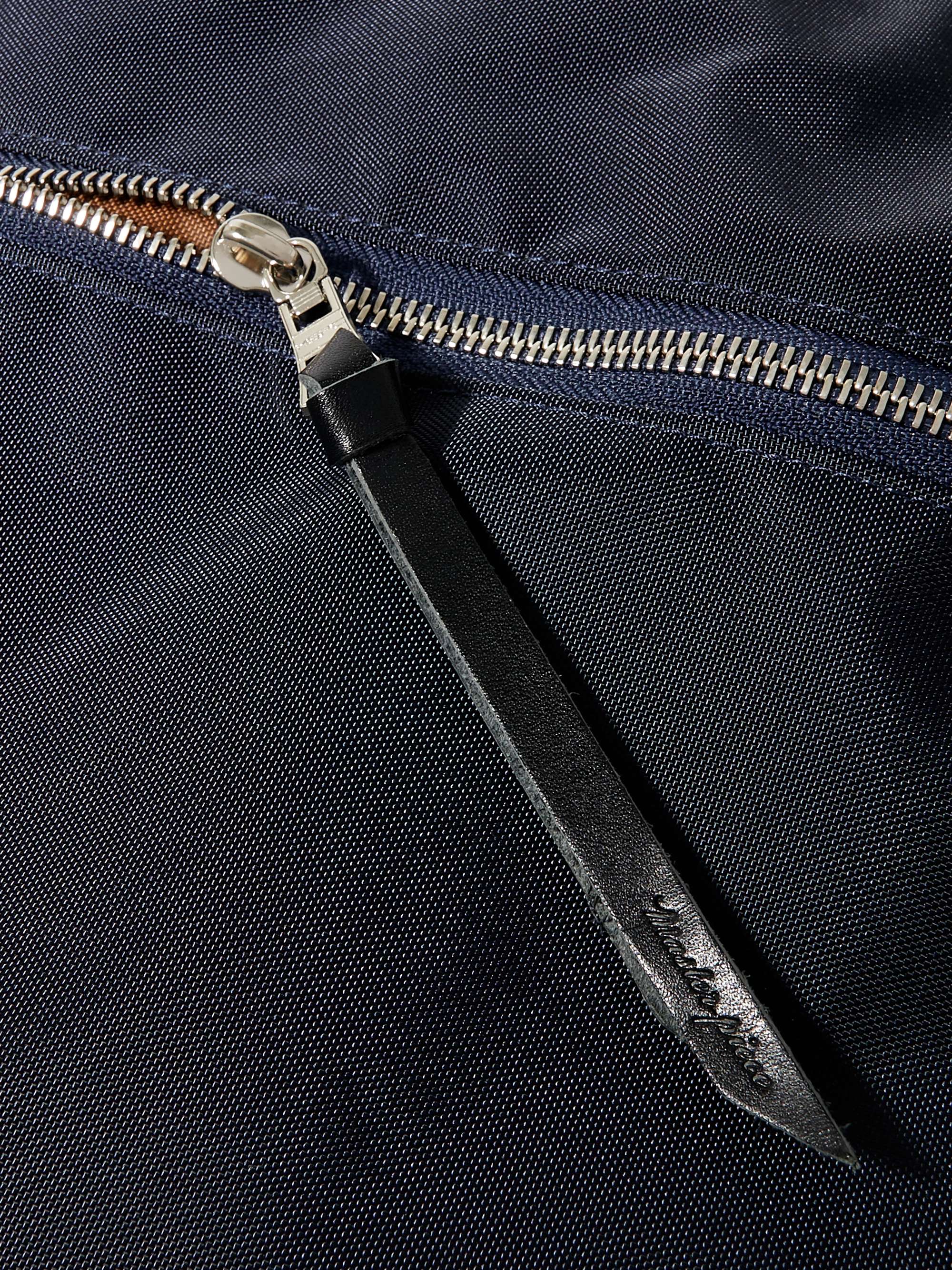 MASTER-PIECE Leather-Trimmed Nylon Tote Bag