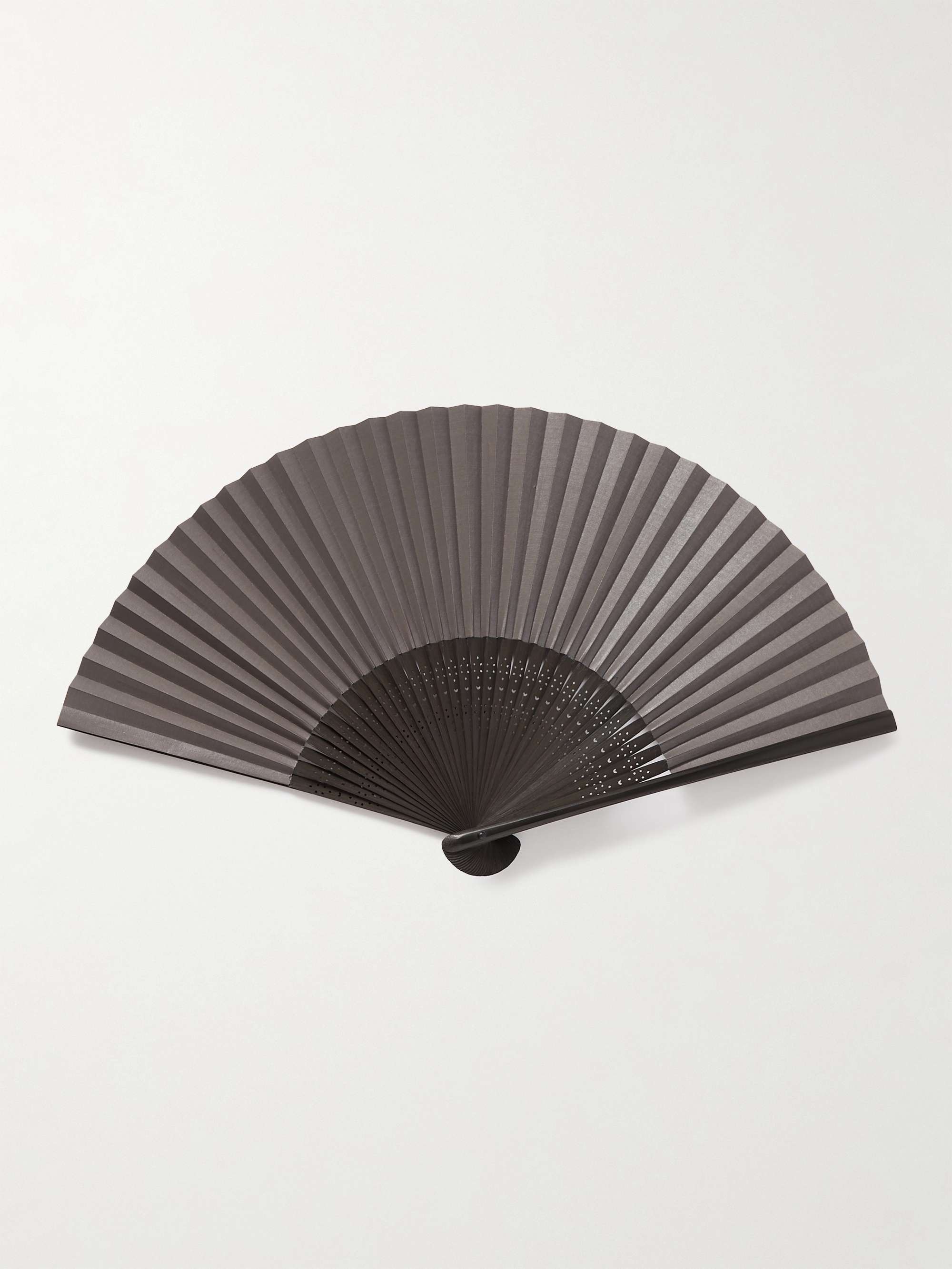 MASTER-PIECE + Onishi Tsune Shoten Camouflage-Print Paper and Bamboo Fan