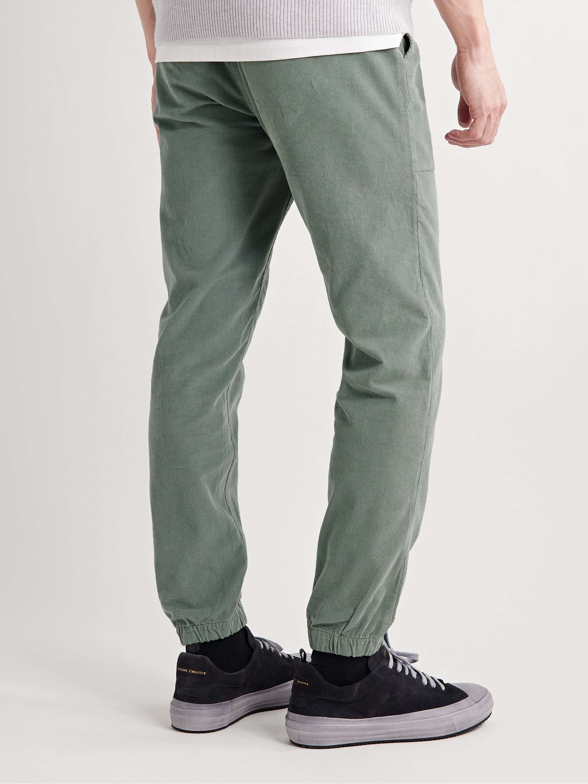ONIA Tapered Cotton-Corduroy Trousers