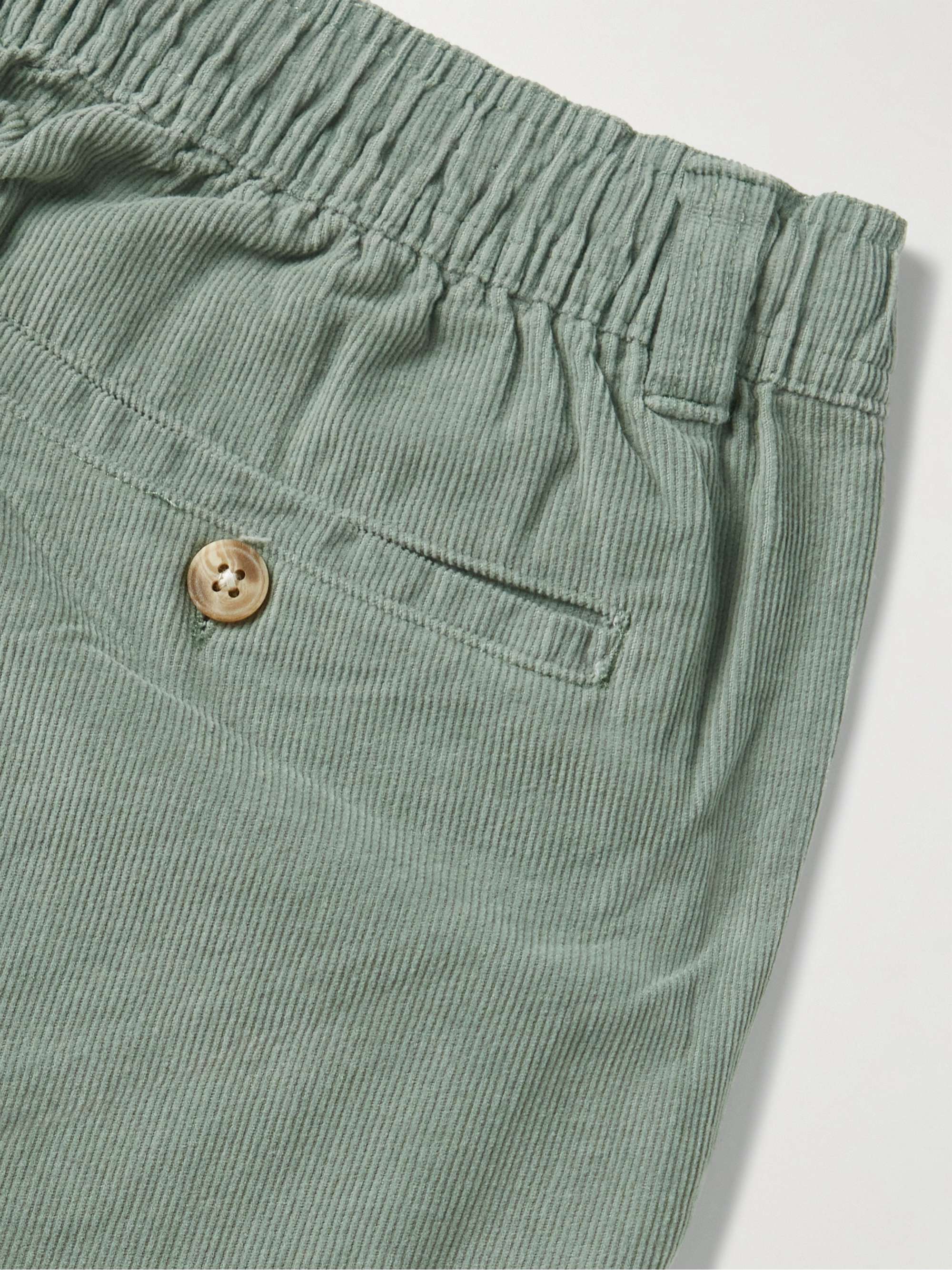 ONIA Tapered Cotton-Corduroy Trousers