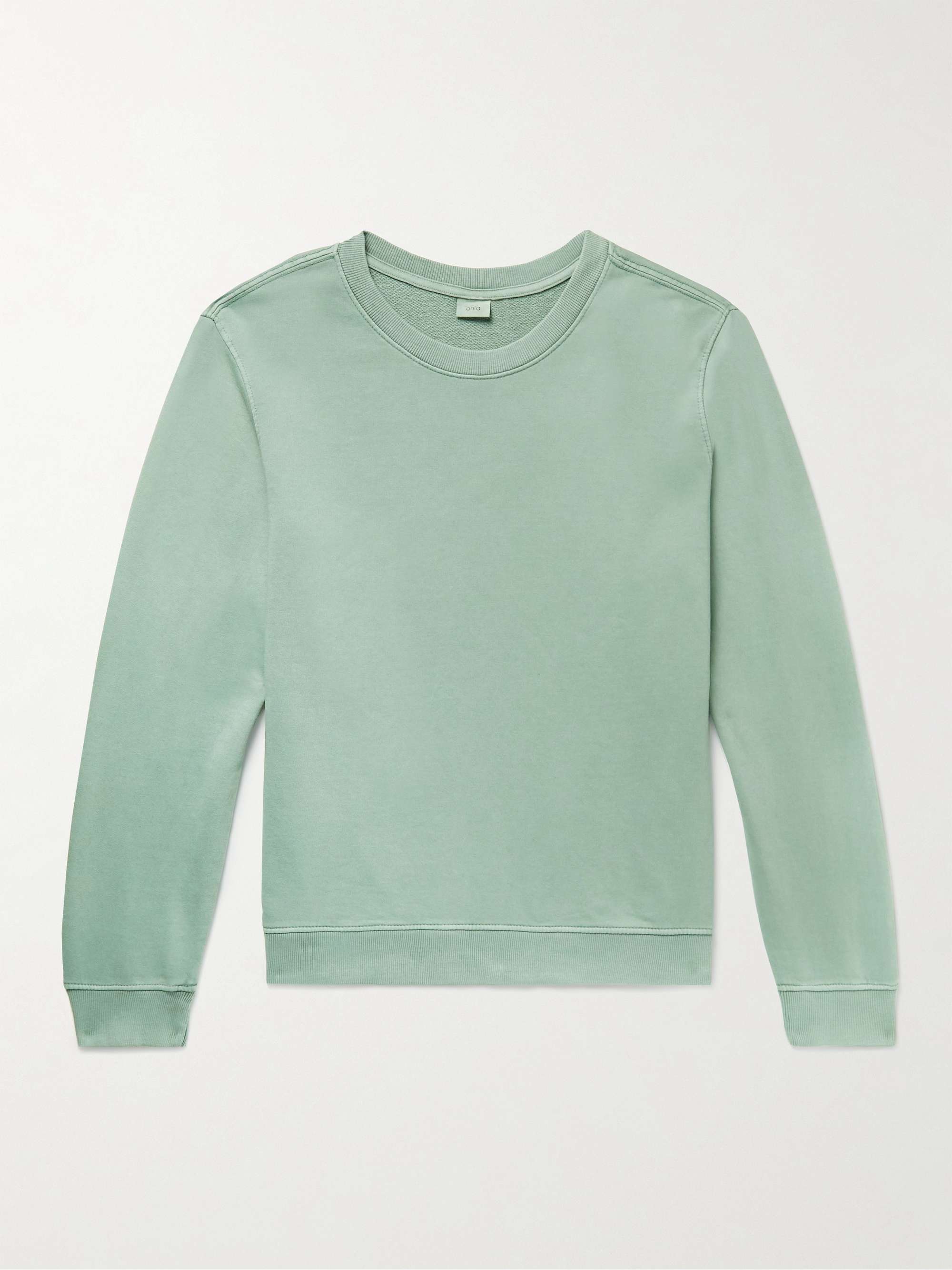 ONIA Garment-Dyed Cotton-Jersey Sweatshirt