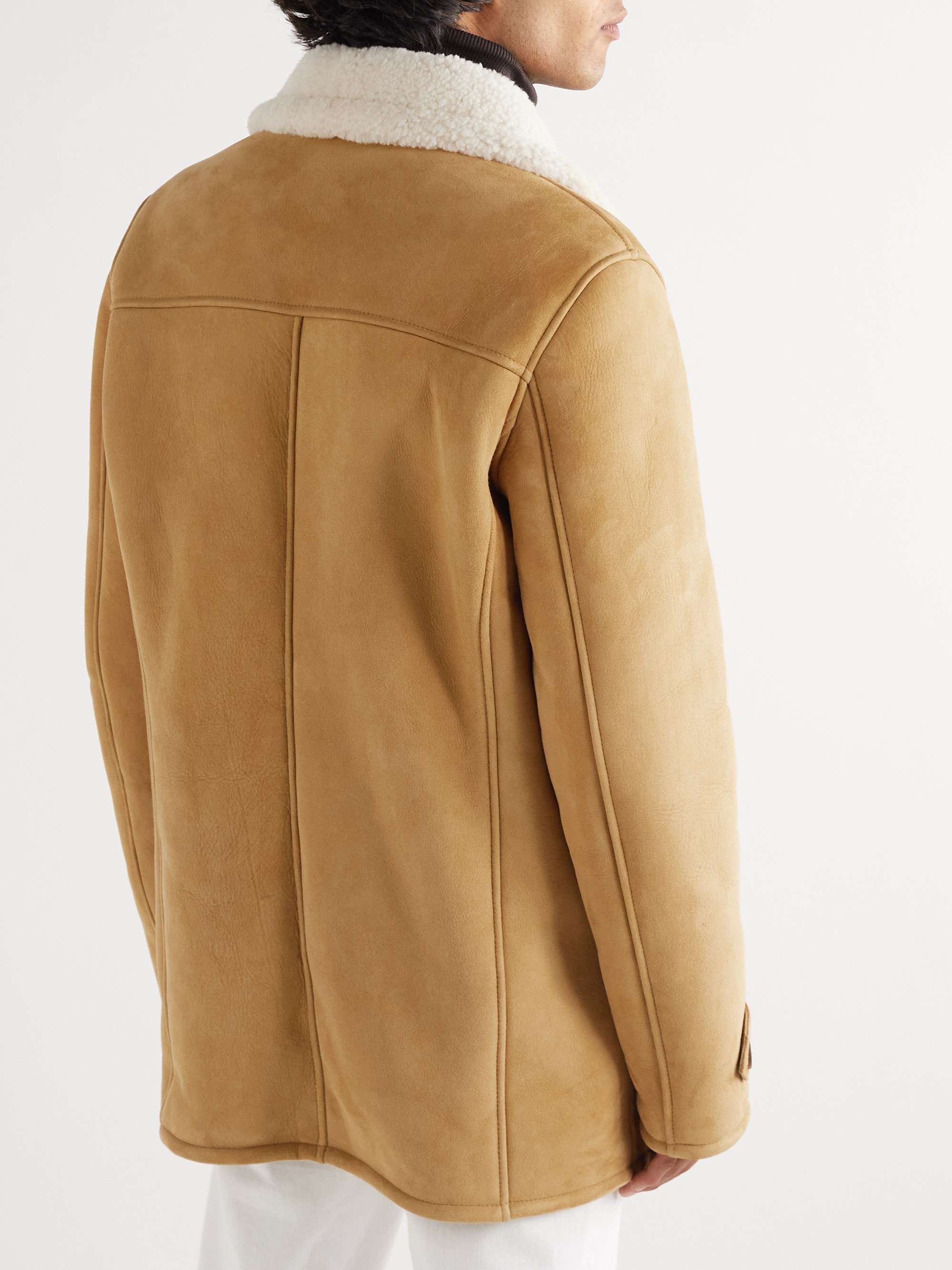 RICHARD JAMES Shearling Peacoat