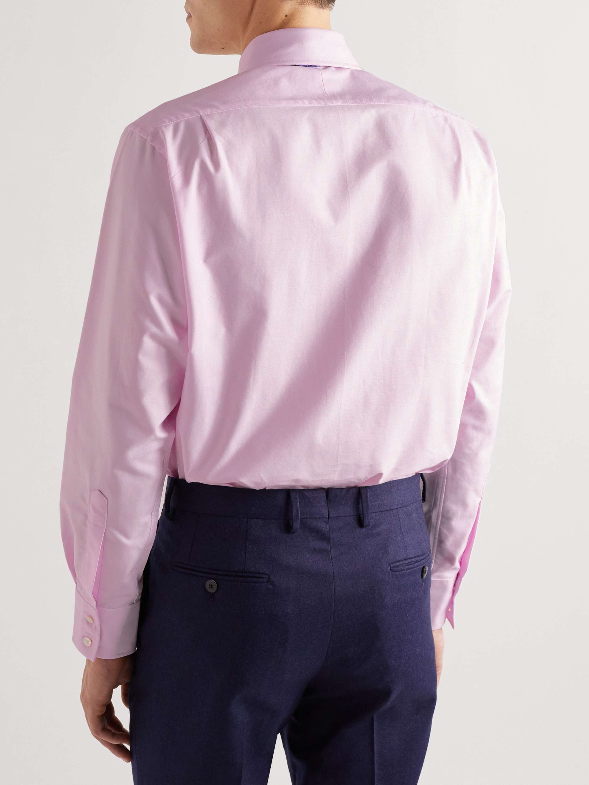EMMA WILLIS Cutaway-Collar Cotton Oxford Shirt