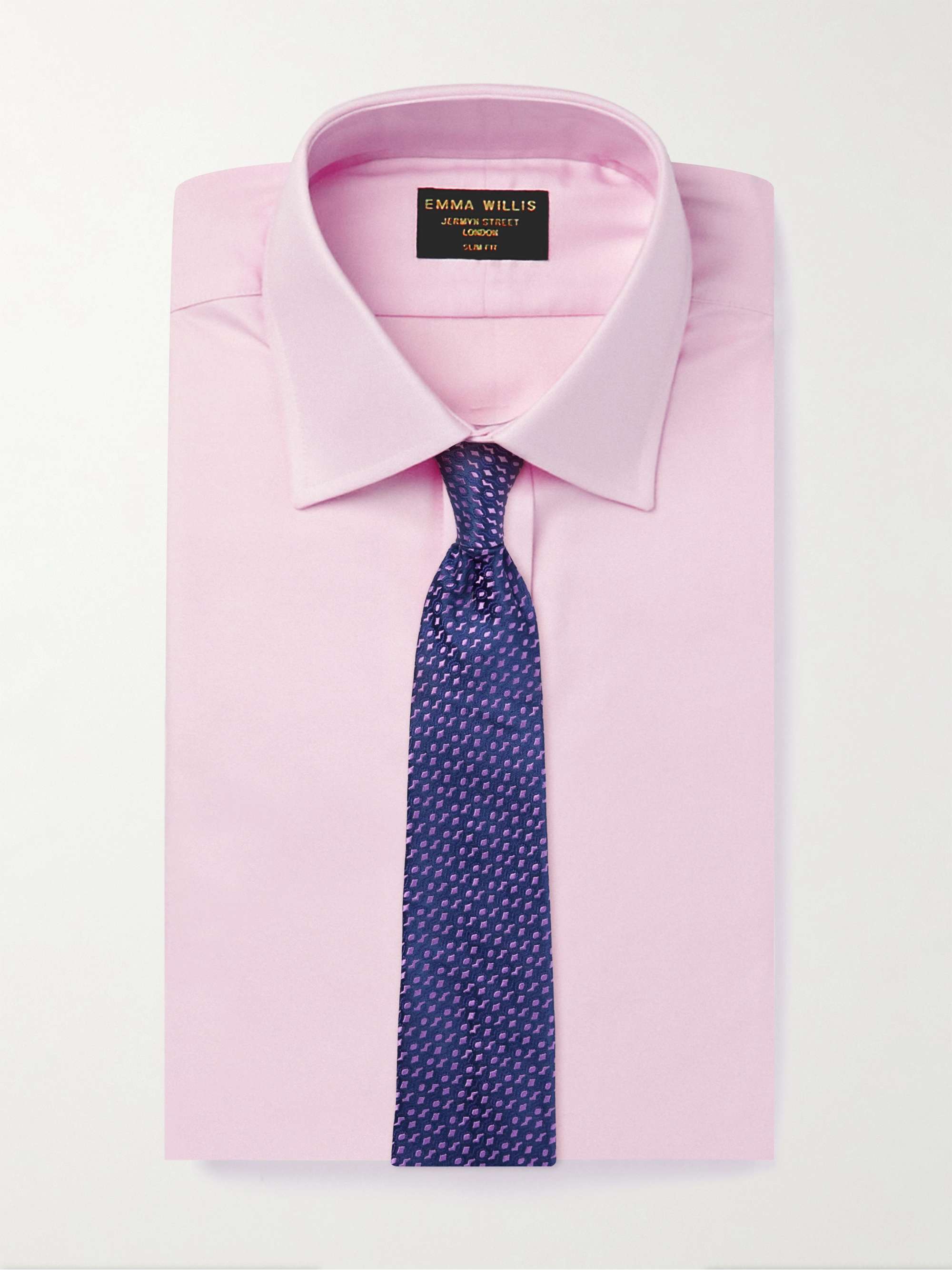 EMMA WILLIS Cutaway-Collar Cotton Oxford Shirt