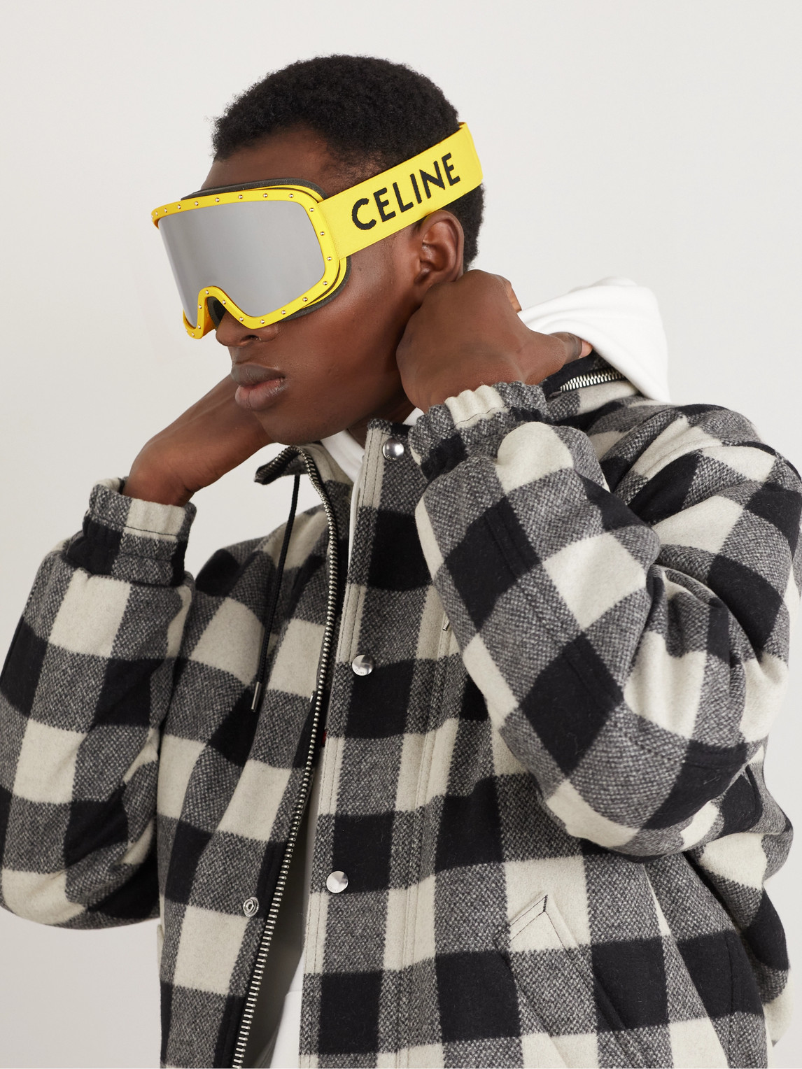 Studded Ski Googles — 2