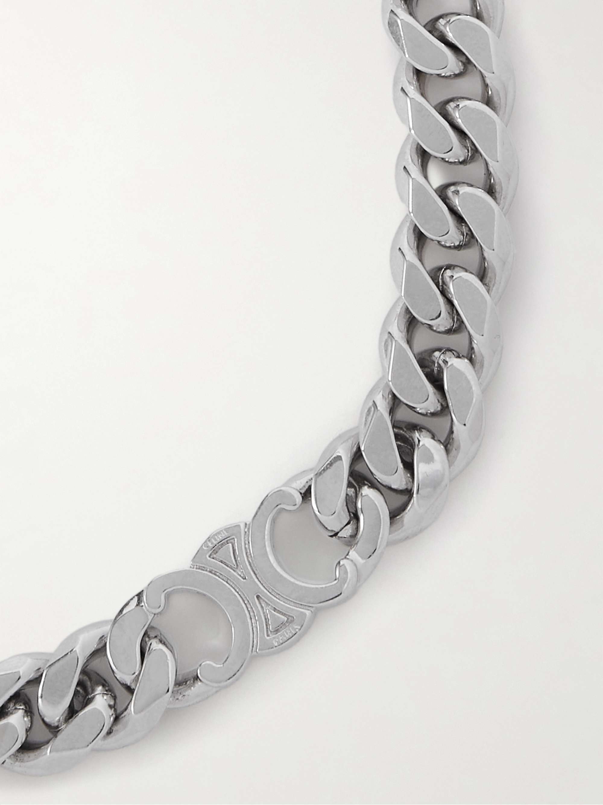 Triomphe Silver-Tone Chain Bracelet