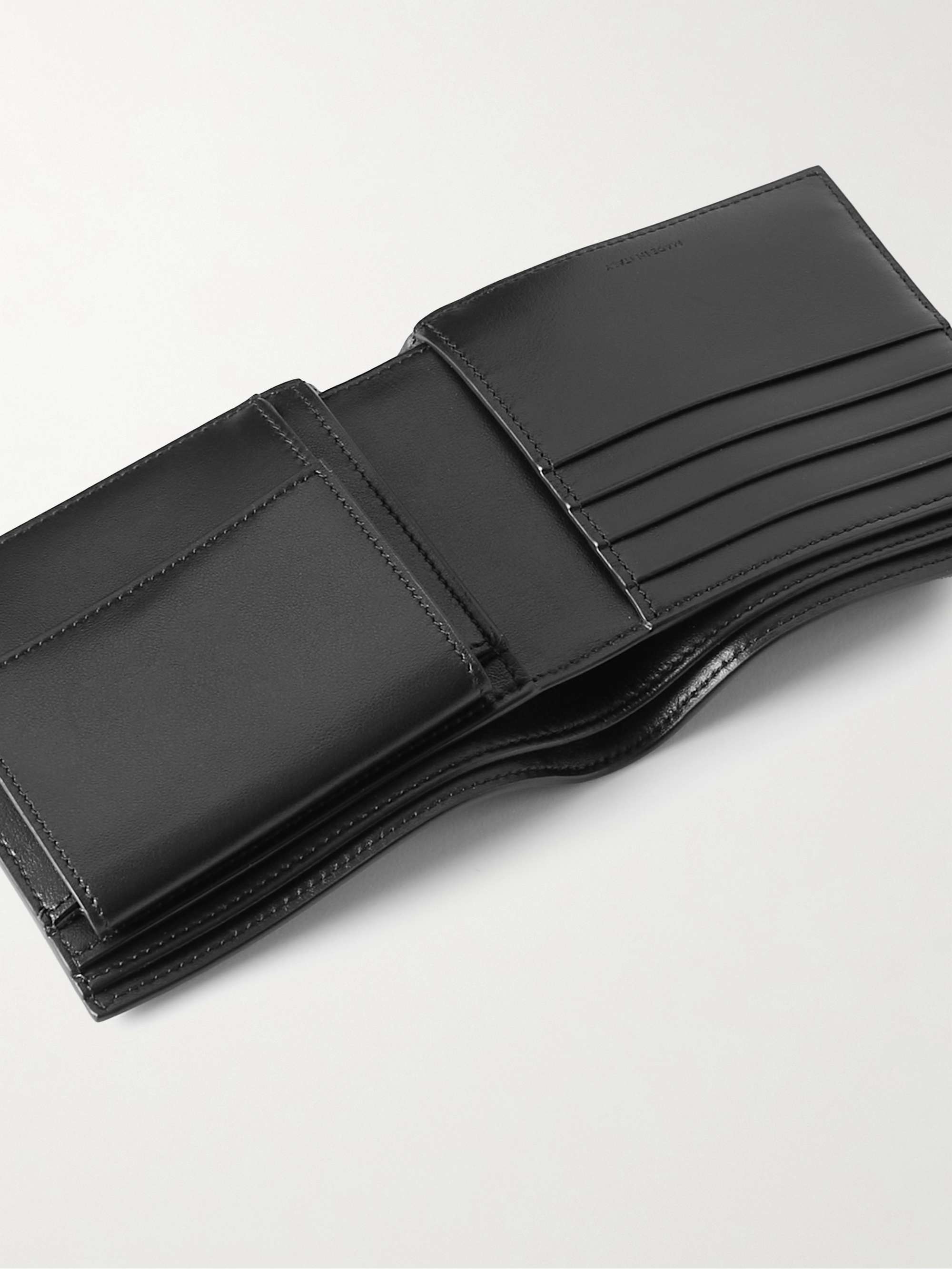 Celine Homme Croc-effect Leather Zipped Cardholder - Men - Black Wallets