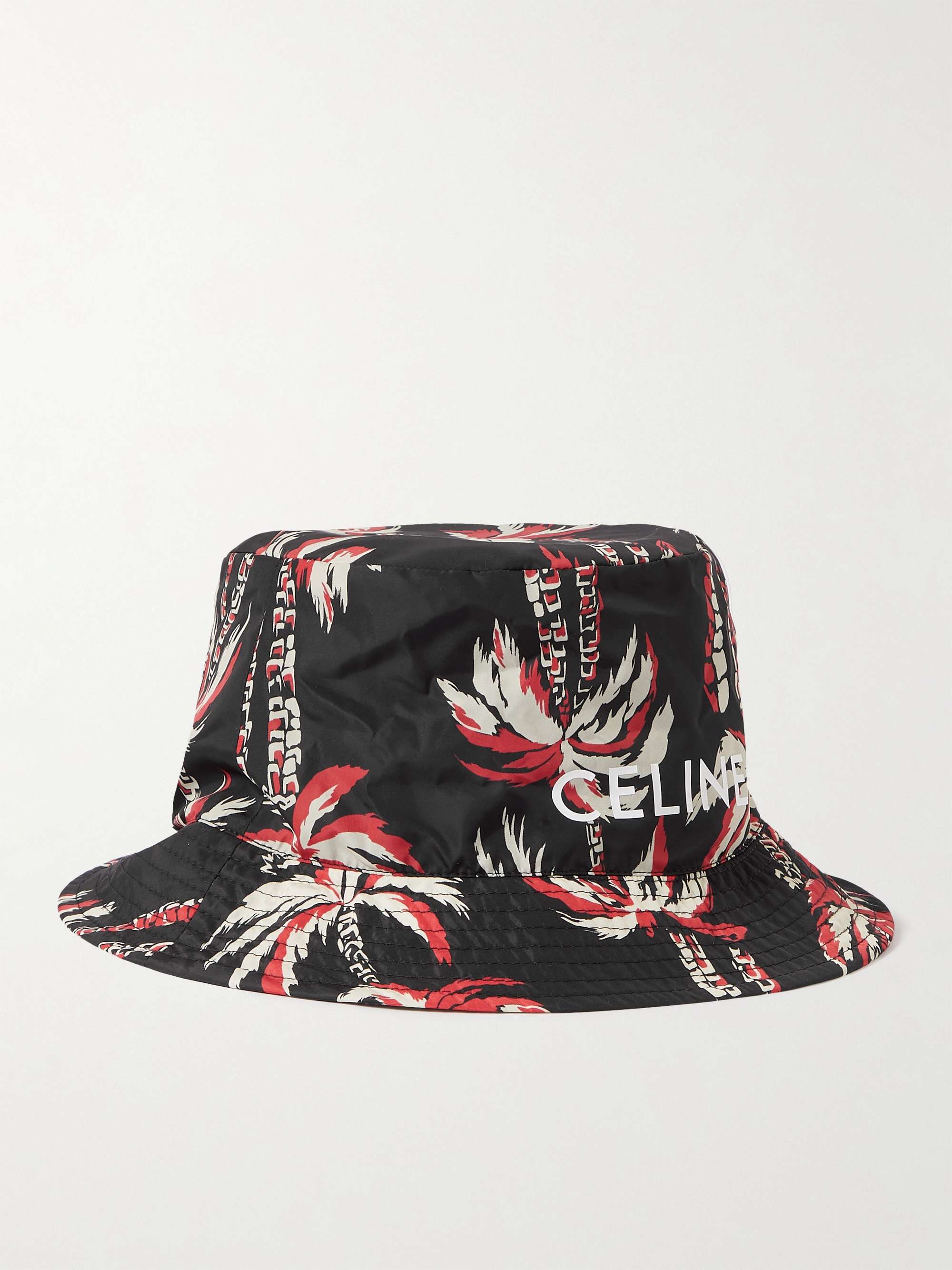 CELINE HOMME Printed Shell Bucket Hat