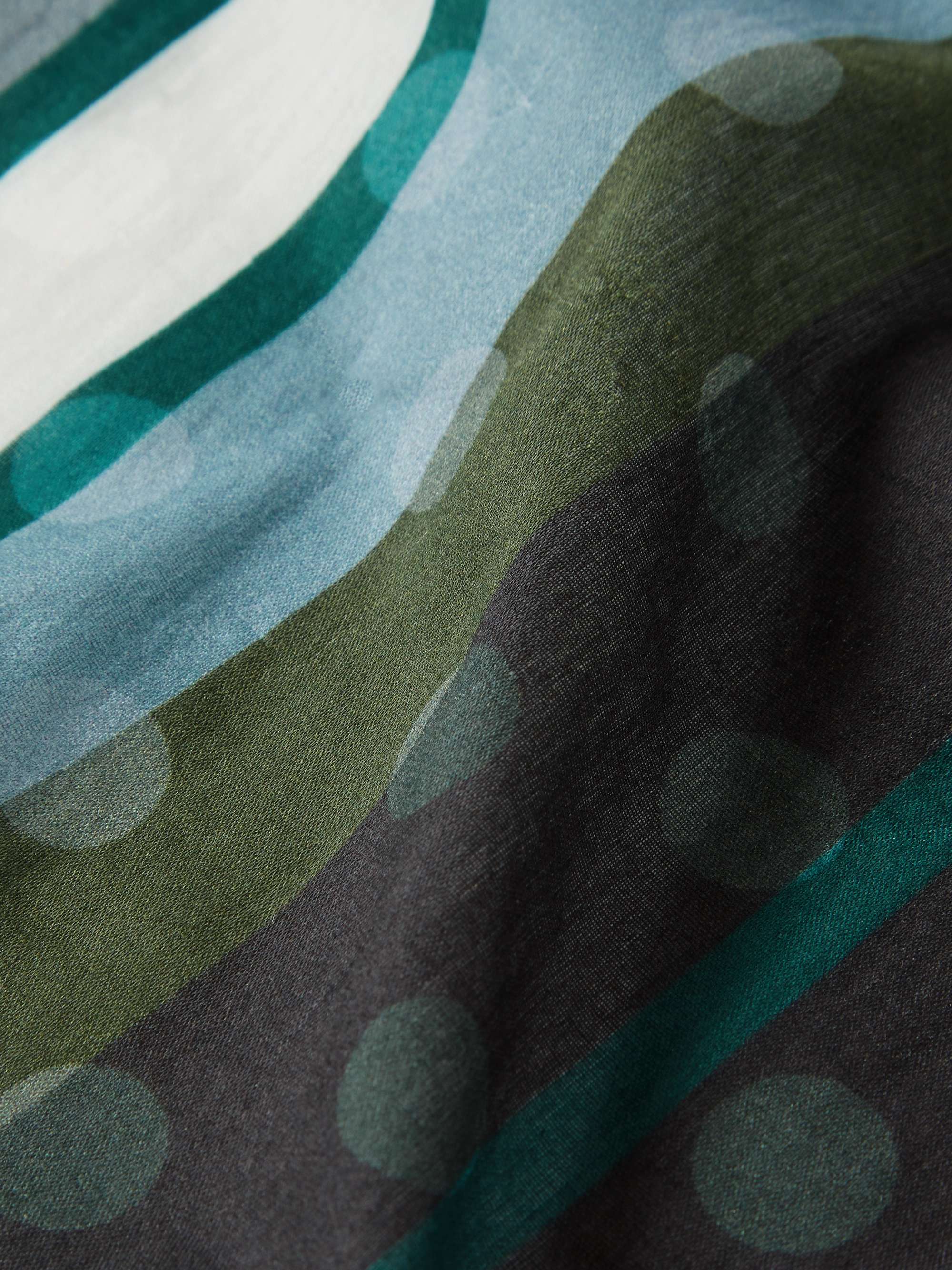 PAUL SMITH Alfie Printed Silk Pocket Square