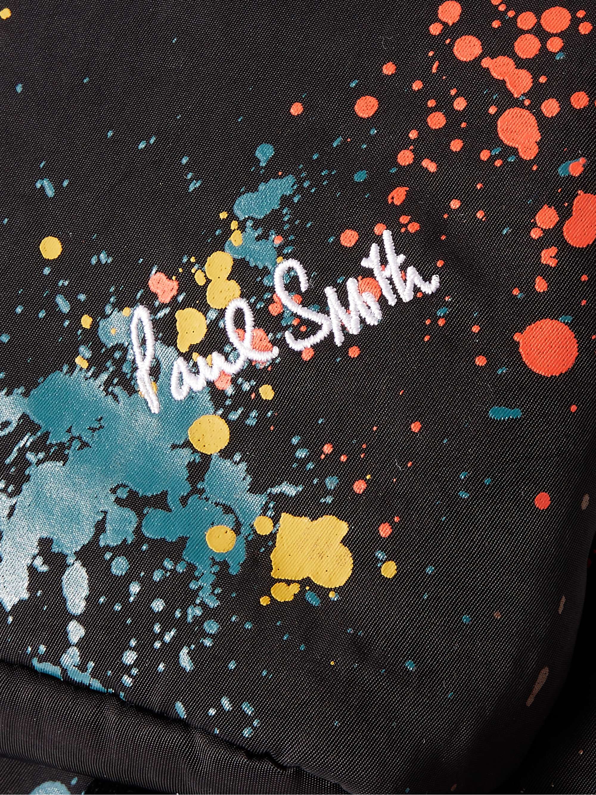 PAUL SMITH PaintSplattered LeatherTrimmed RecycledNylon Backpack