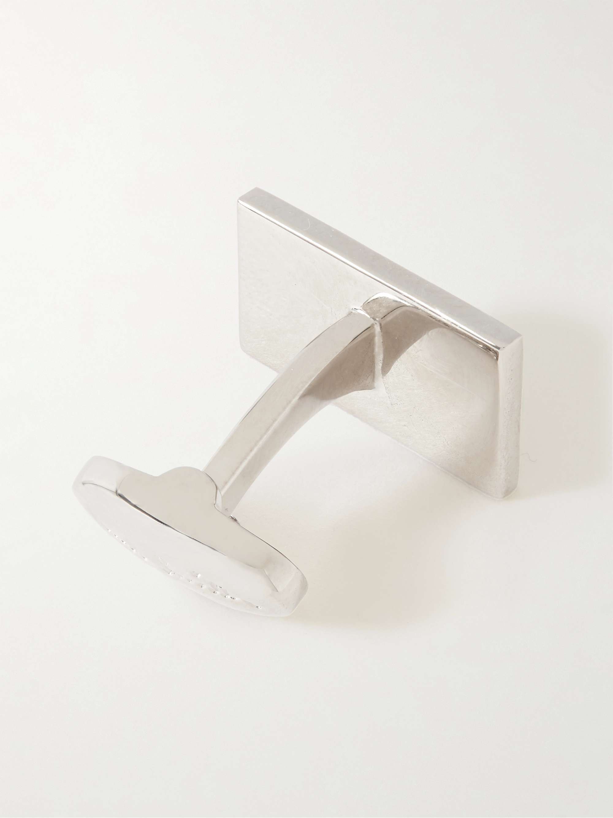 PAUL SMITH Airmail Silver-Tone Enamel Cufflinks