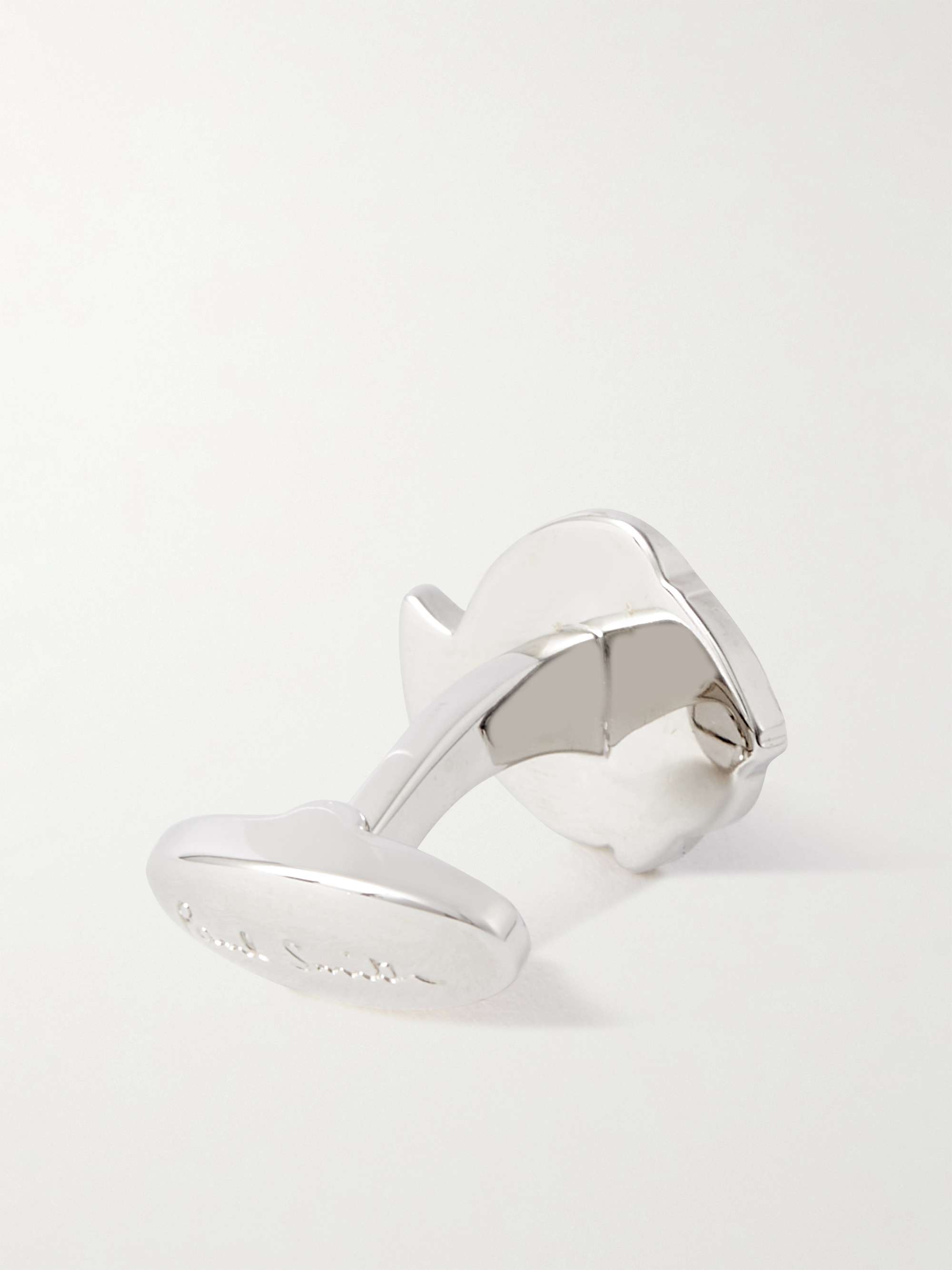 PAUL SMITH Tropical Fish Silver-Tone and Enamel Cufflinks