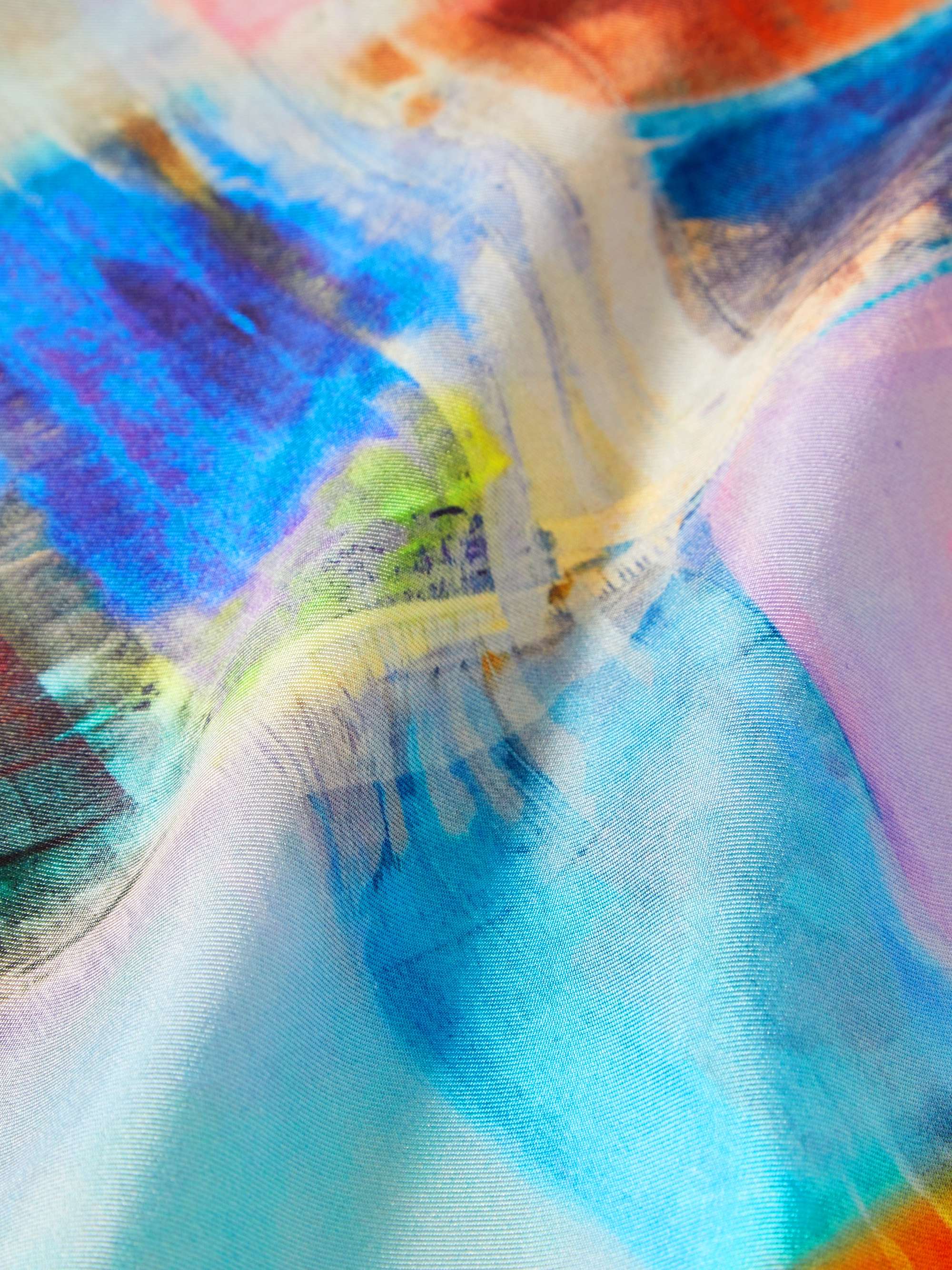 PAUL SMITH Printed Silk-Twill Pocket Square