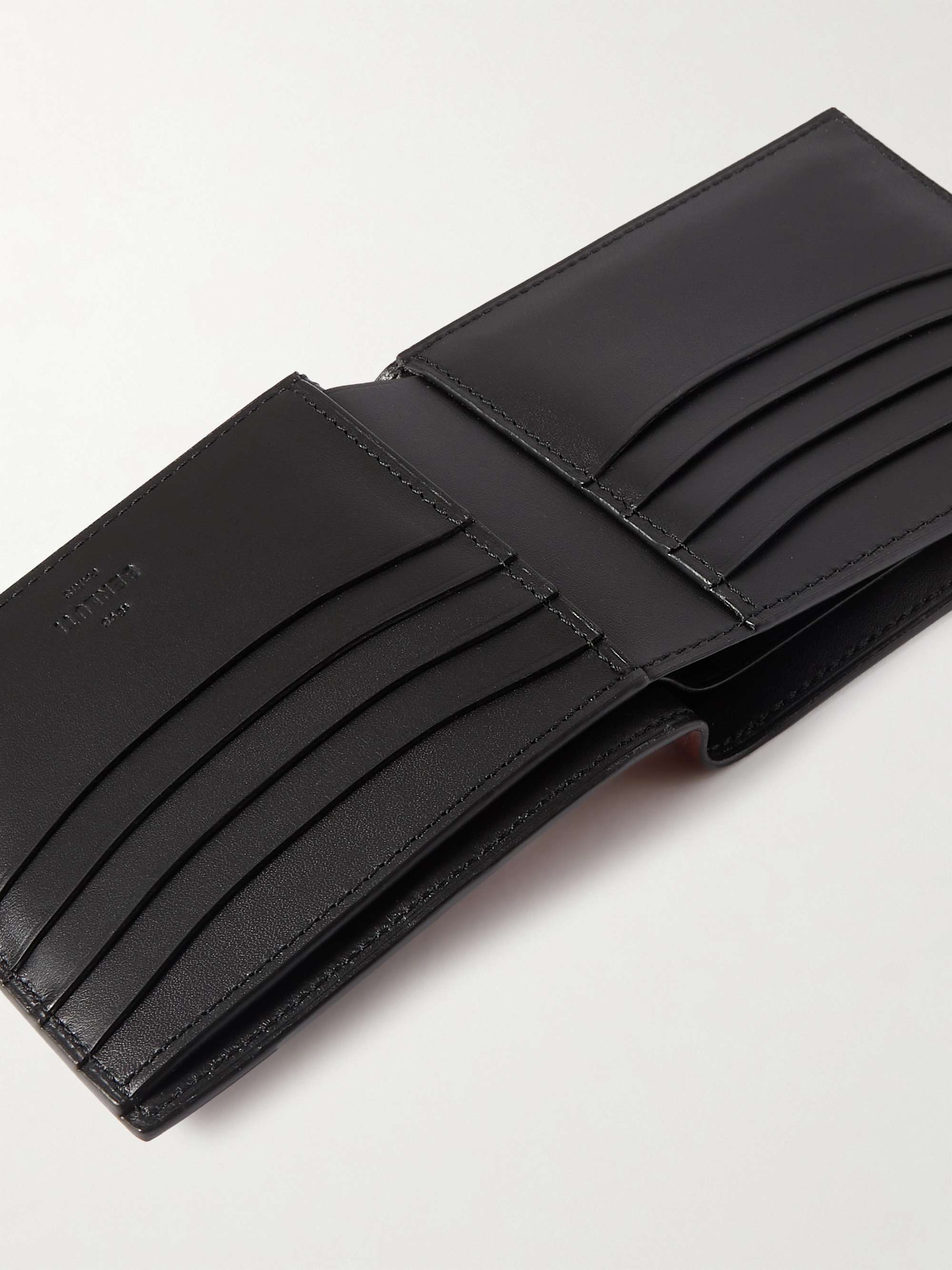 BERLUTI Makore Neo Scritto Panelled Venezia Leather Billfold Wallet