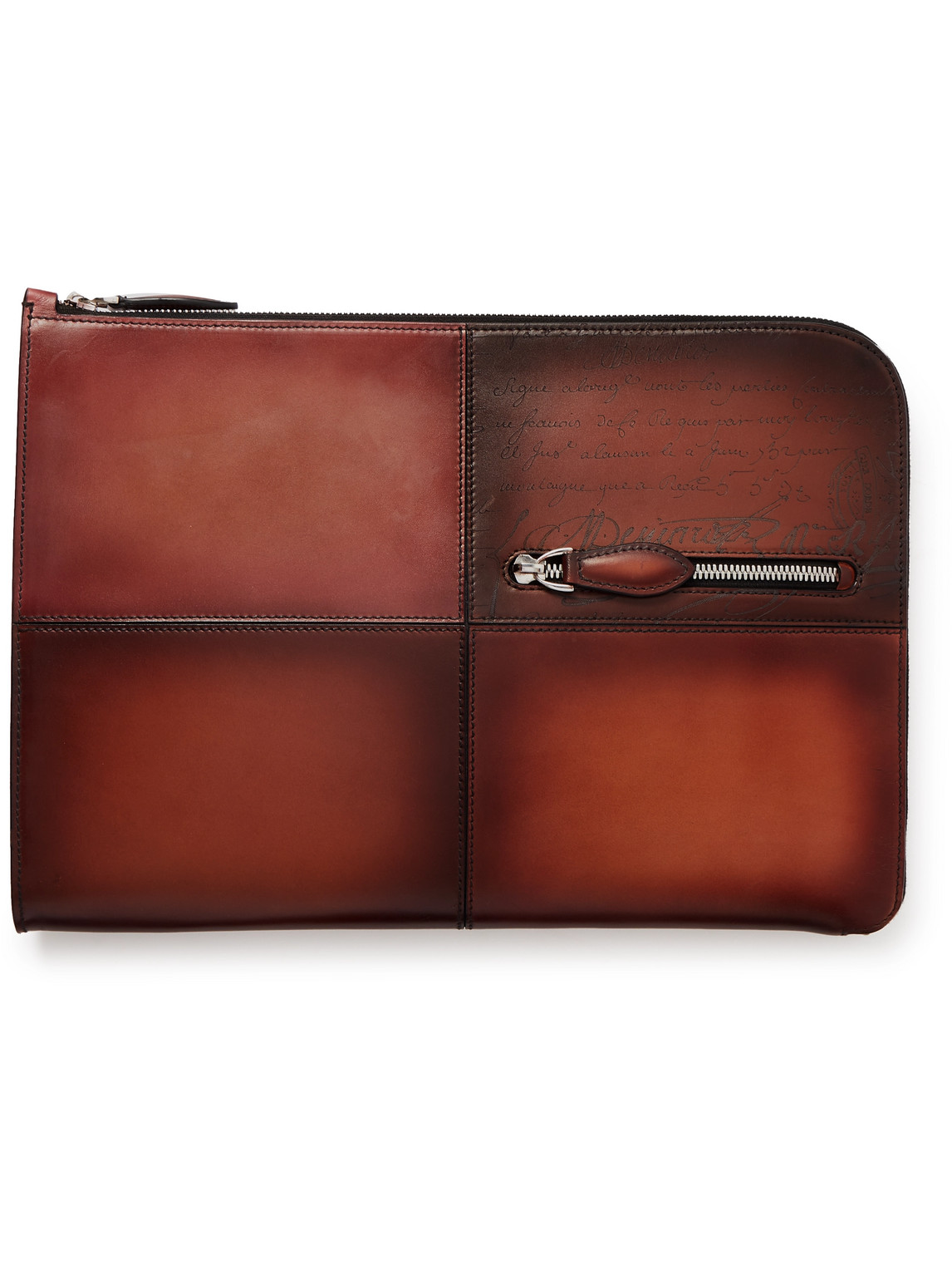 Nino TGM Scritto Panelled Venezia Leather Pouch