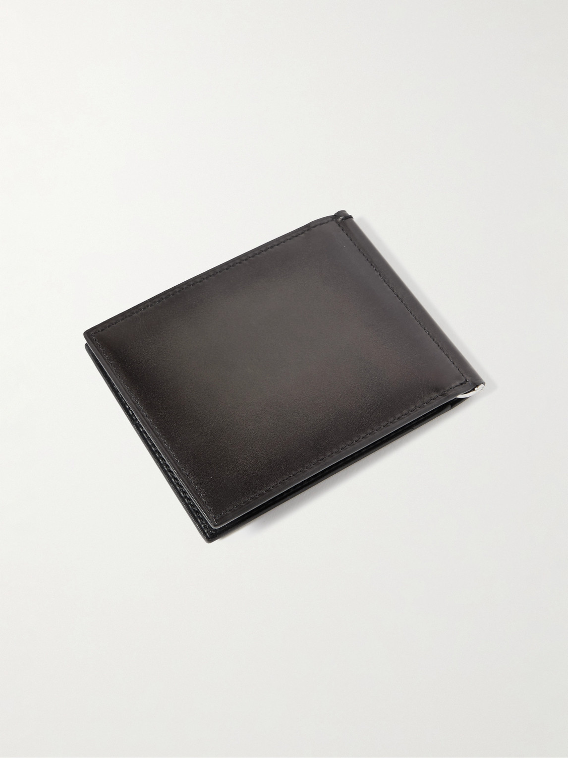 Berluti Scritto Venezia Full-grain Leather Billfold Wallet In Black