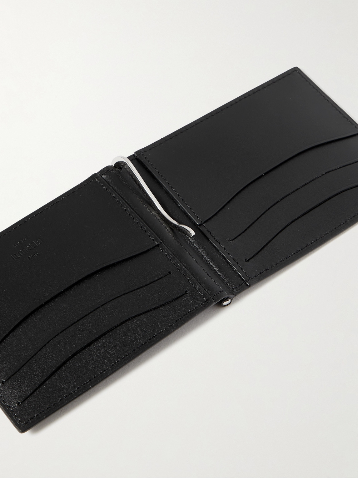 Berluti Scritto Venezia Full-grain Leather Billfold Wallet In Black