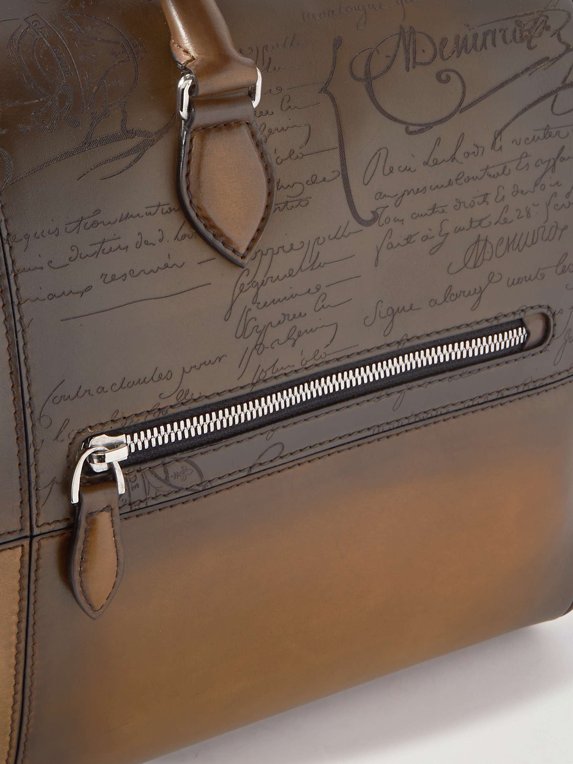 BERLUTI Scritto Panelled Venezia Leather Weekend Bag