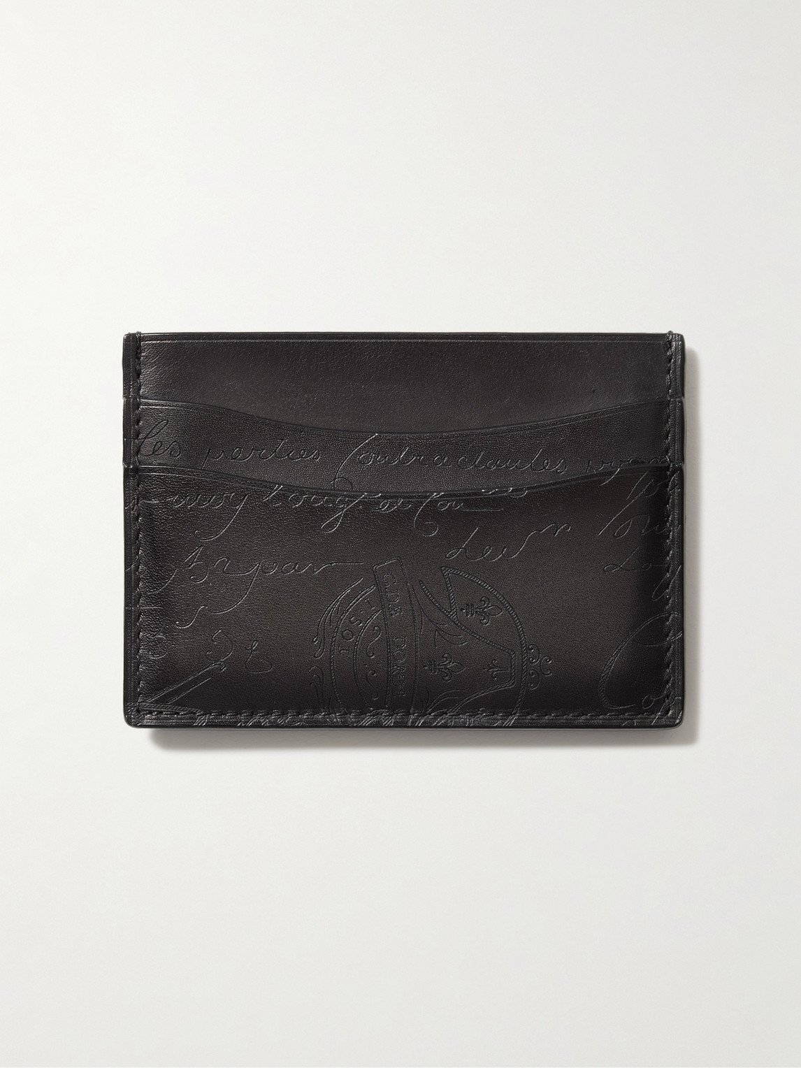 Berluti Bambou Scritto Venezia Leather Cardholder - Men